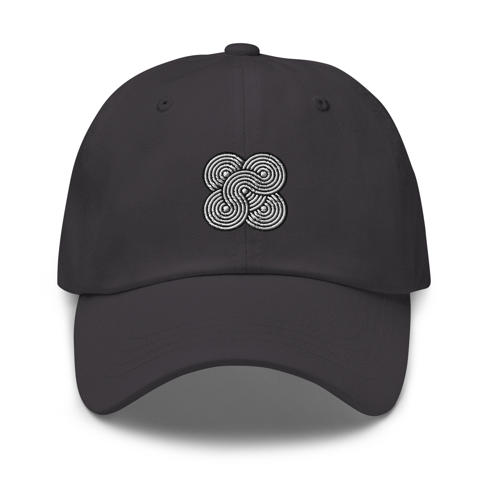 Abstract Pattern Embroidered Dad Hat