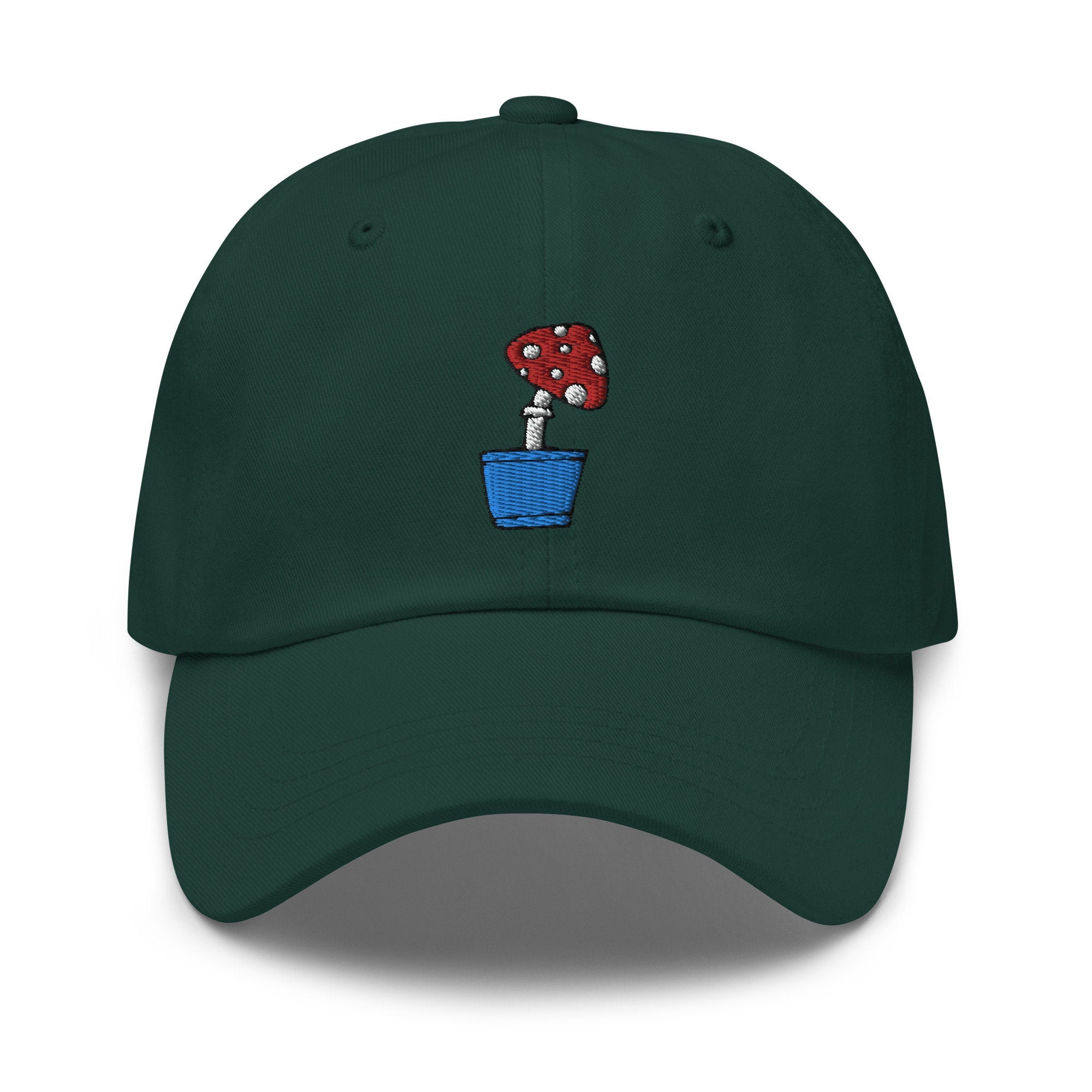Mushroom Embroidered Dad Hat