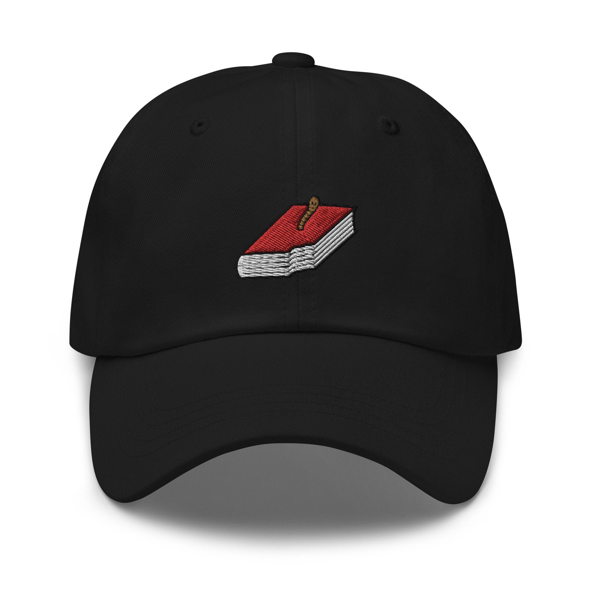 Bookworm Embroidered Dad Hat