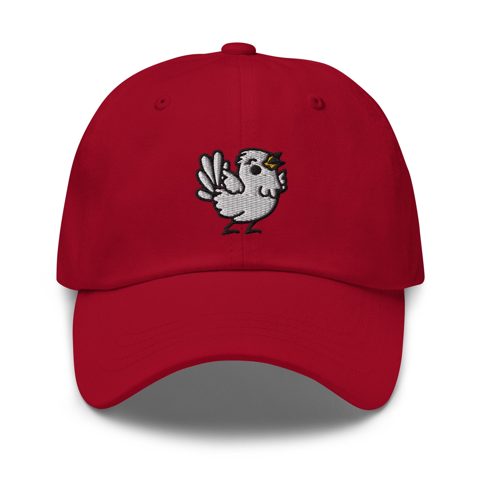 Bird Embroidered Dad Hat