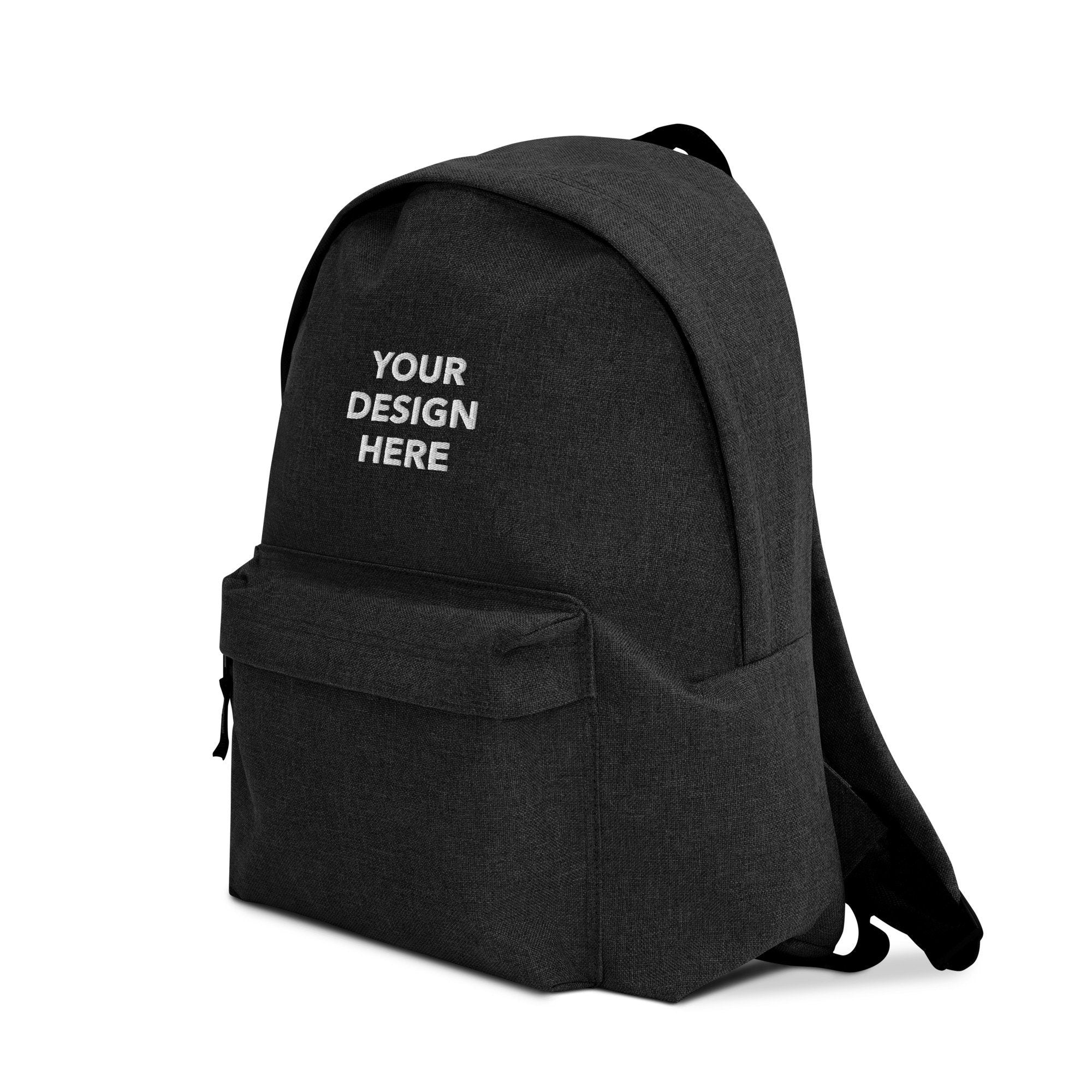 Personalized Embroidered Backpack, Customized Logo Backpack, Embroidery With Your Own Text or Design, Handmade Custom Backpack