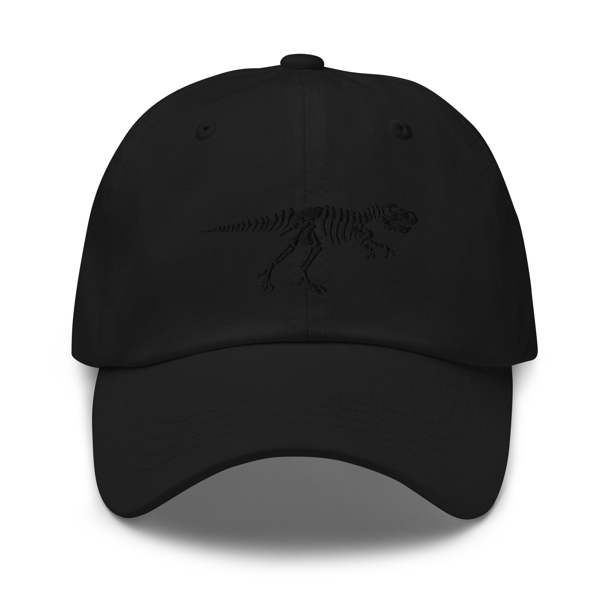 T-Rex Skeleton Embroidered Dad Hat