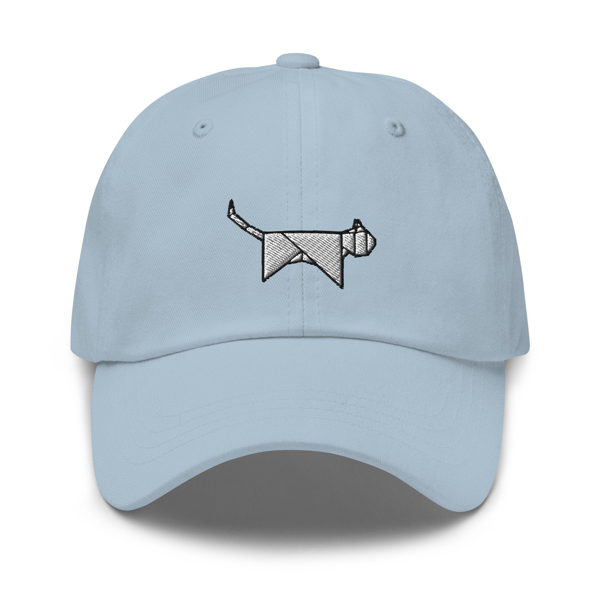Origami Cat Embroidered Dad Hat