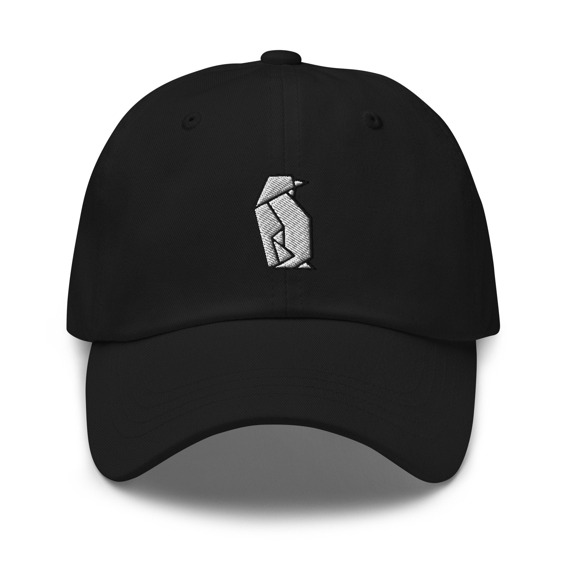 Origami Penguin Embroidered Dad Hat