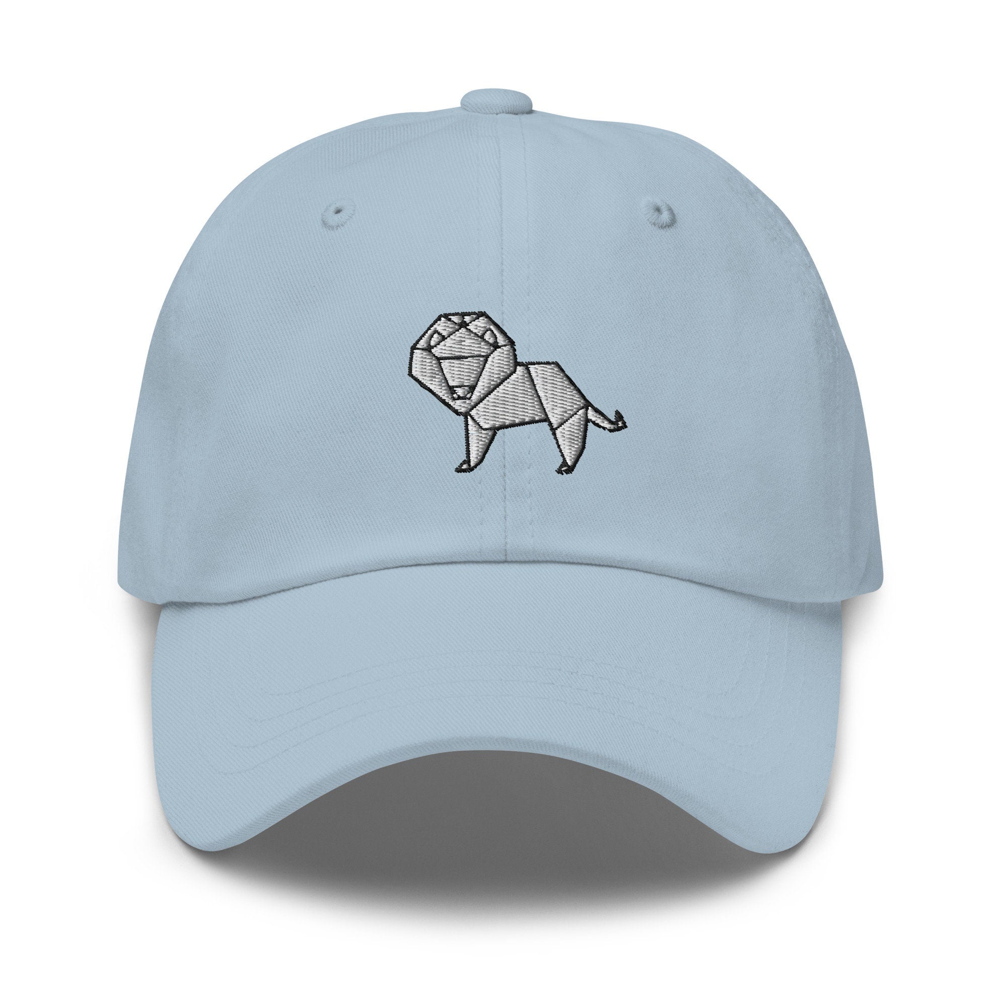 Origami Lion Embroidered Dad Hat