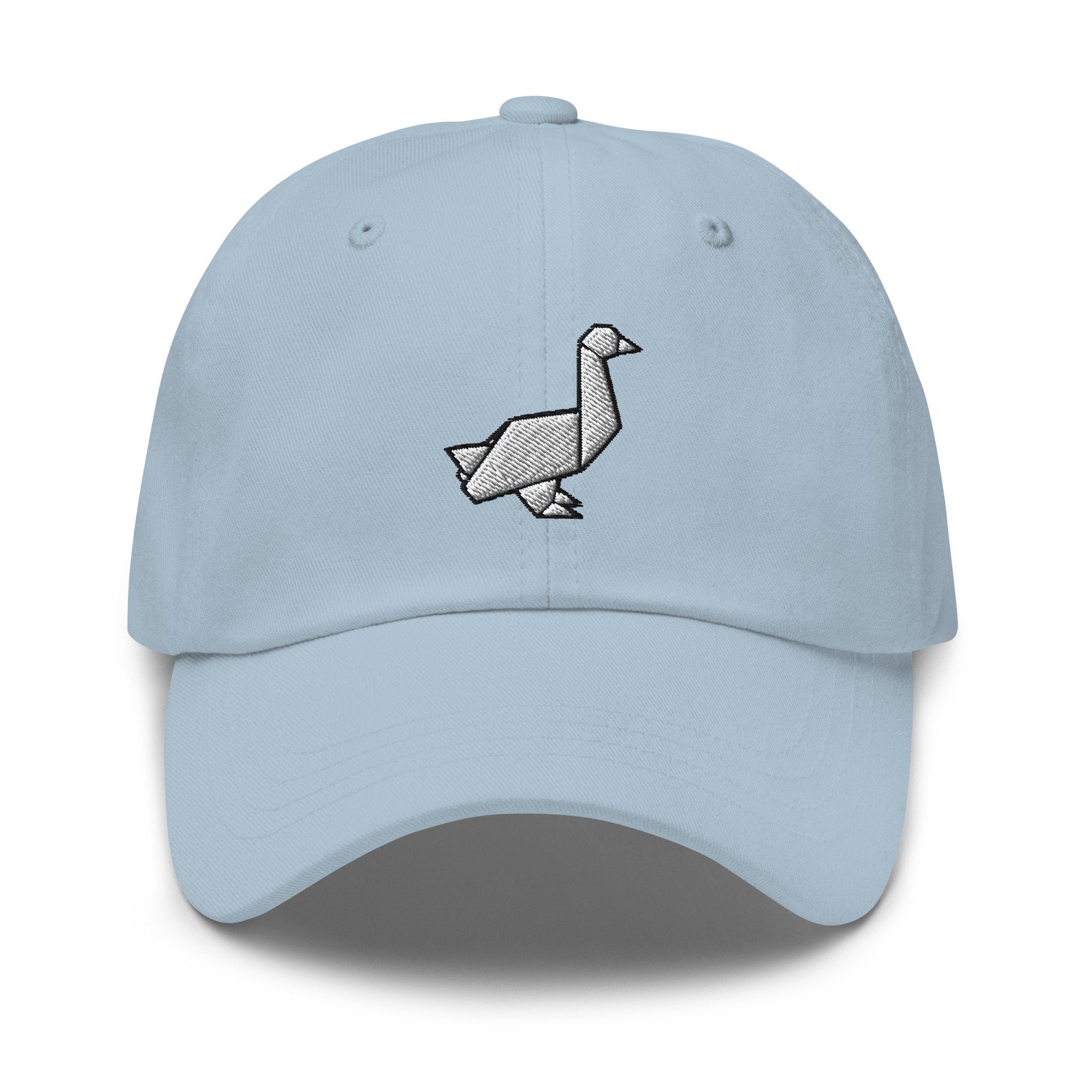 Origami Goose Embroidered Dad Hat