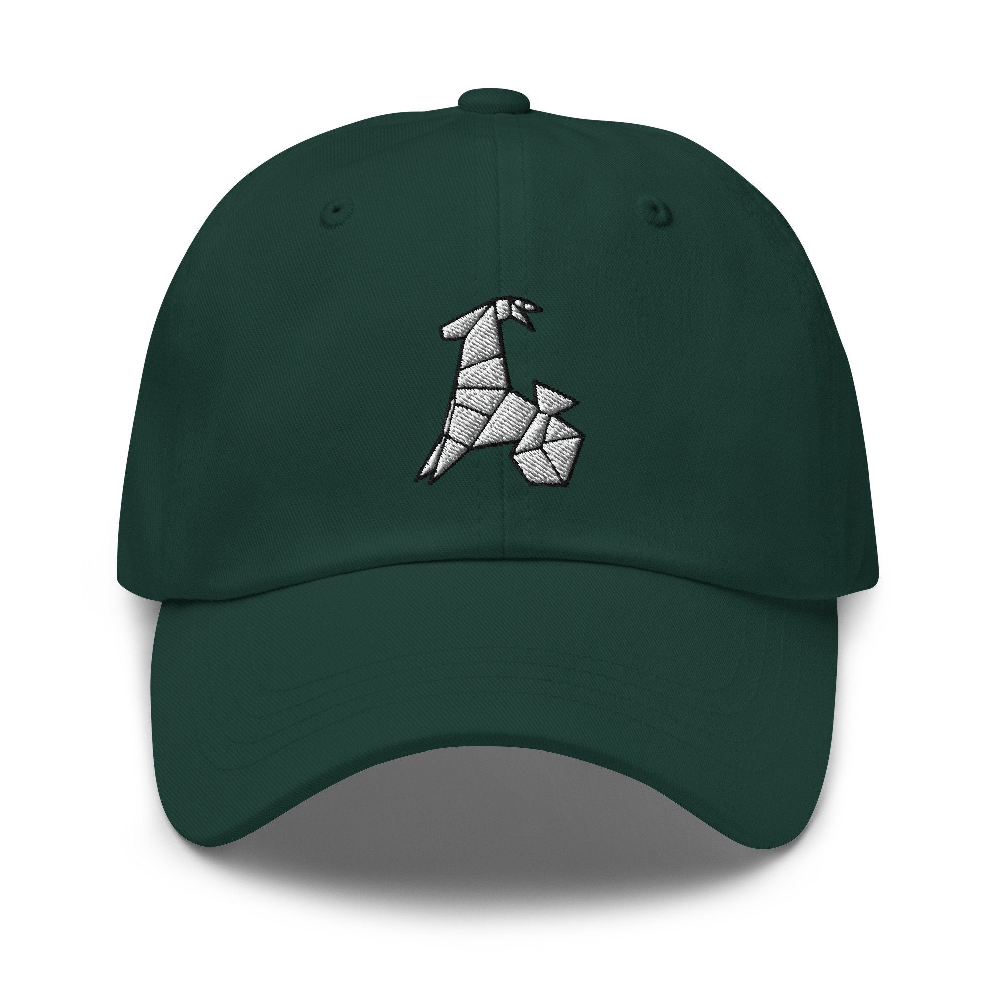 Origami Capricorn Embroidered Dad Hat