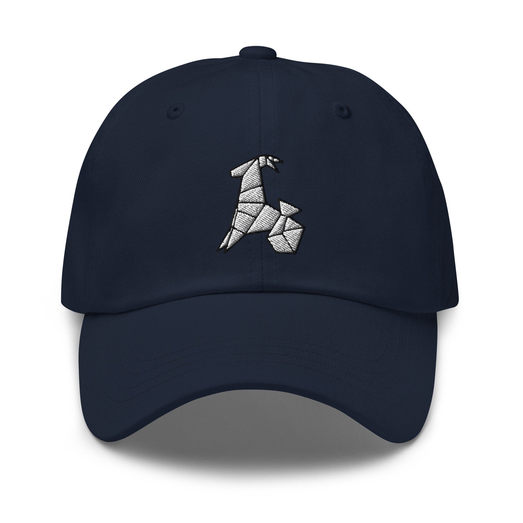 Origami Capricorn Embroidered Dad Hat
