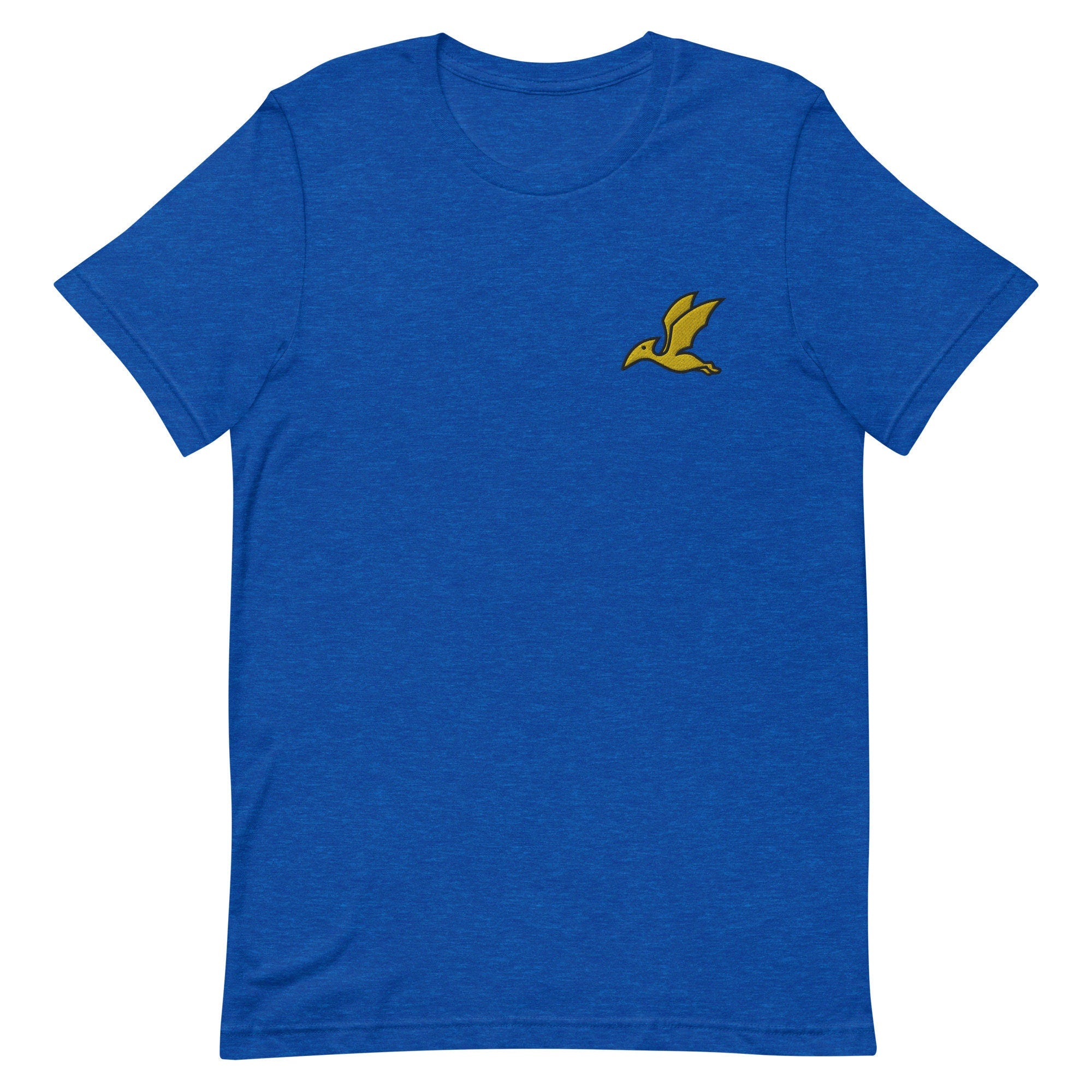 Pterodactyl Premium Men's T-Shirt, Embroidered Men's T-Shirt Gift for Boyfriend, Men's Short Sleeve Shirt - Multiple Colors