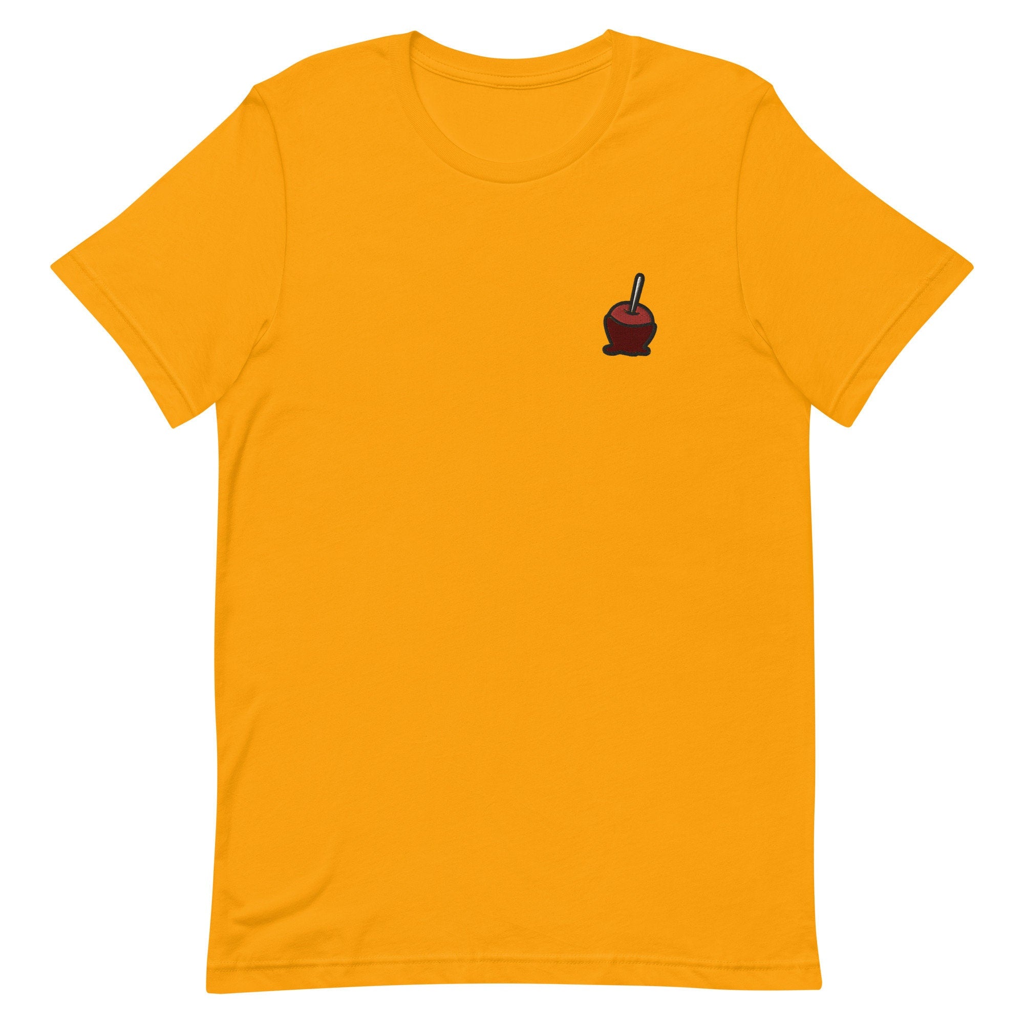 Caramel Premium Men's T-Shirt, Embroidered Men's T-Shirt Gift for Boyfriend, Men's Short Sleeve Shirt - Multiple Colors