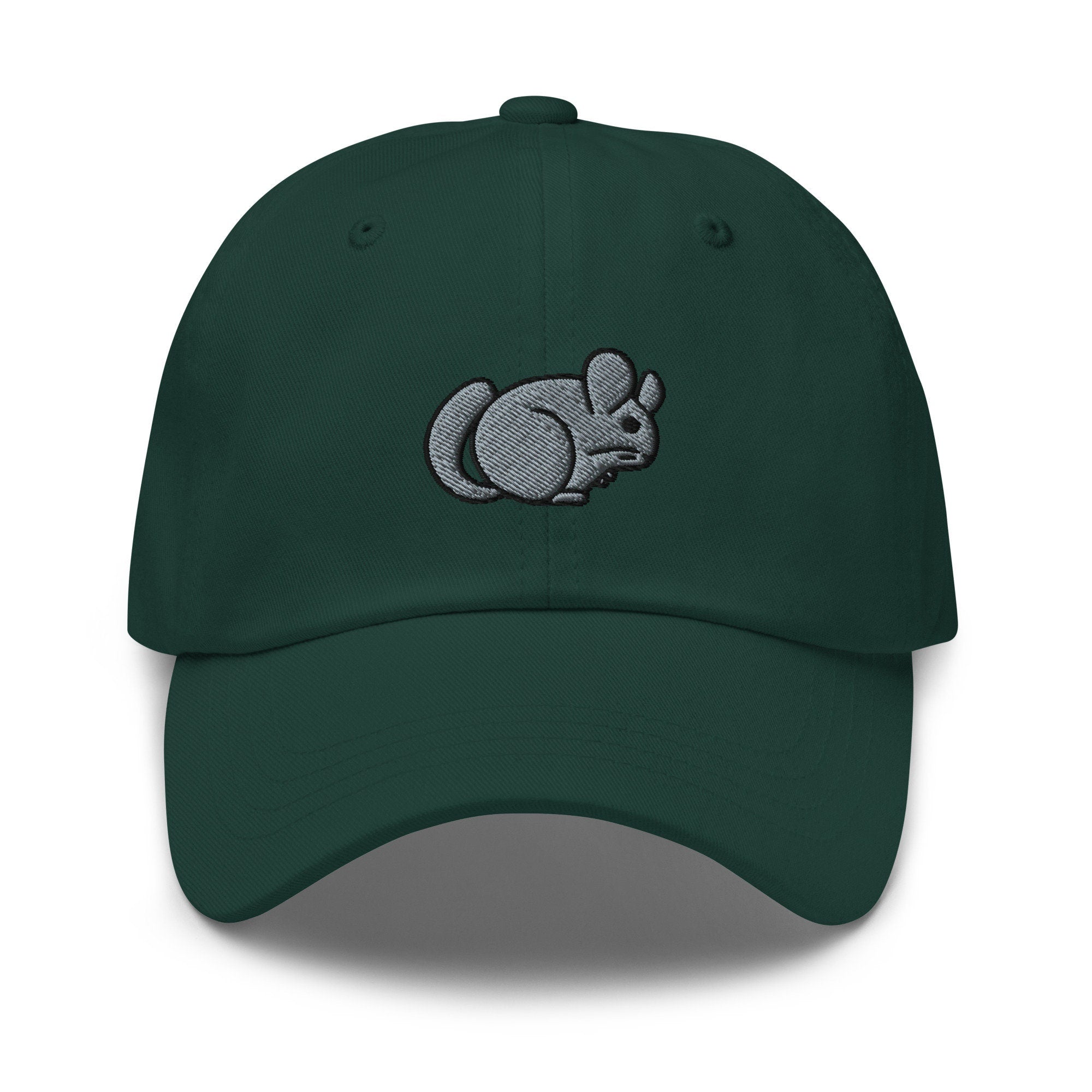 Chinchilla Embroidered Dad Hat