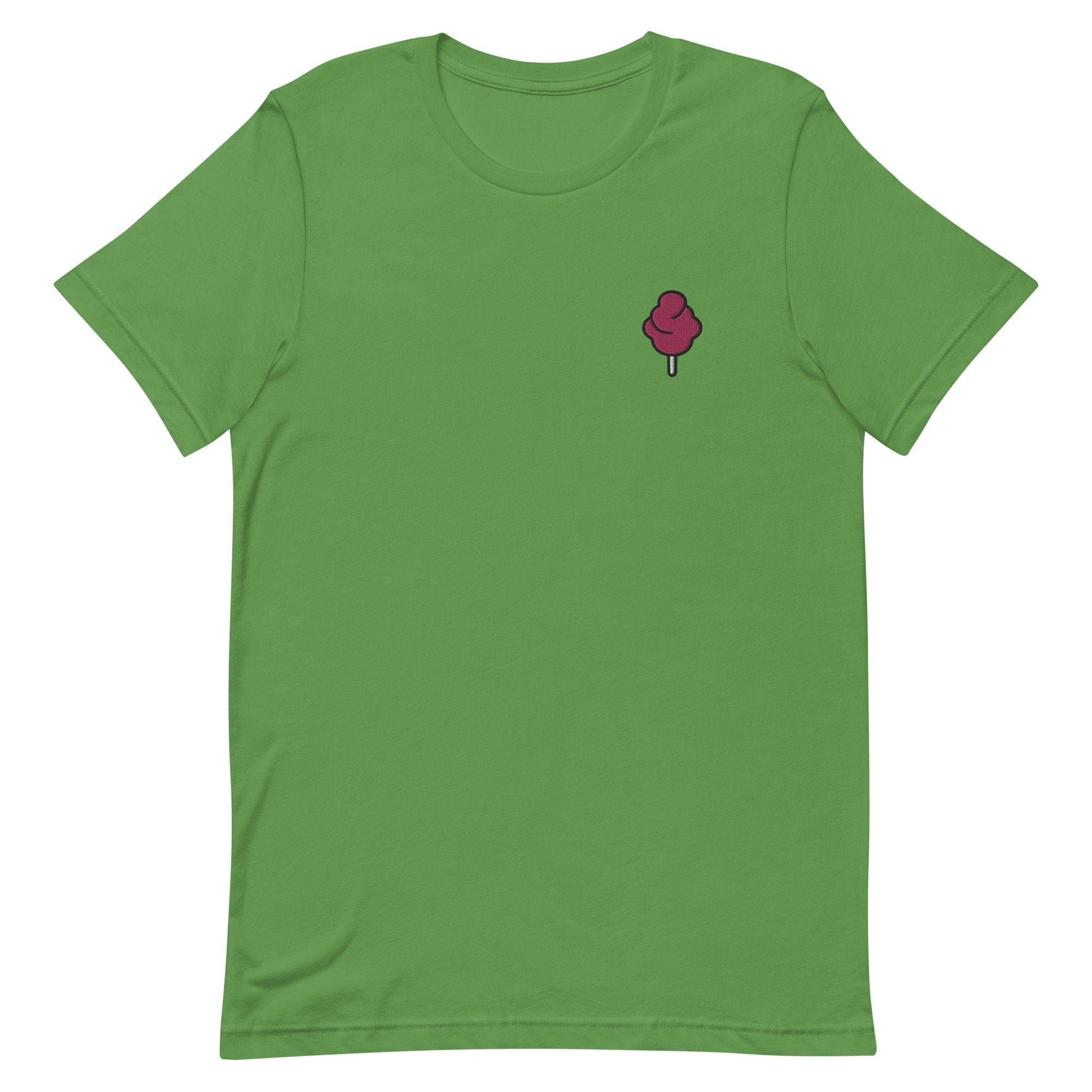 Cotton Candy Premium Men's T-Shirt, Embroidered Men's T-Shirt Gift for Boyfriend, Men's Short Sleeve Shirt - Multiple Colors