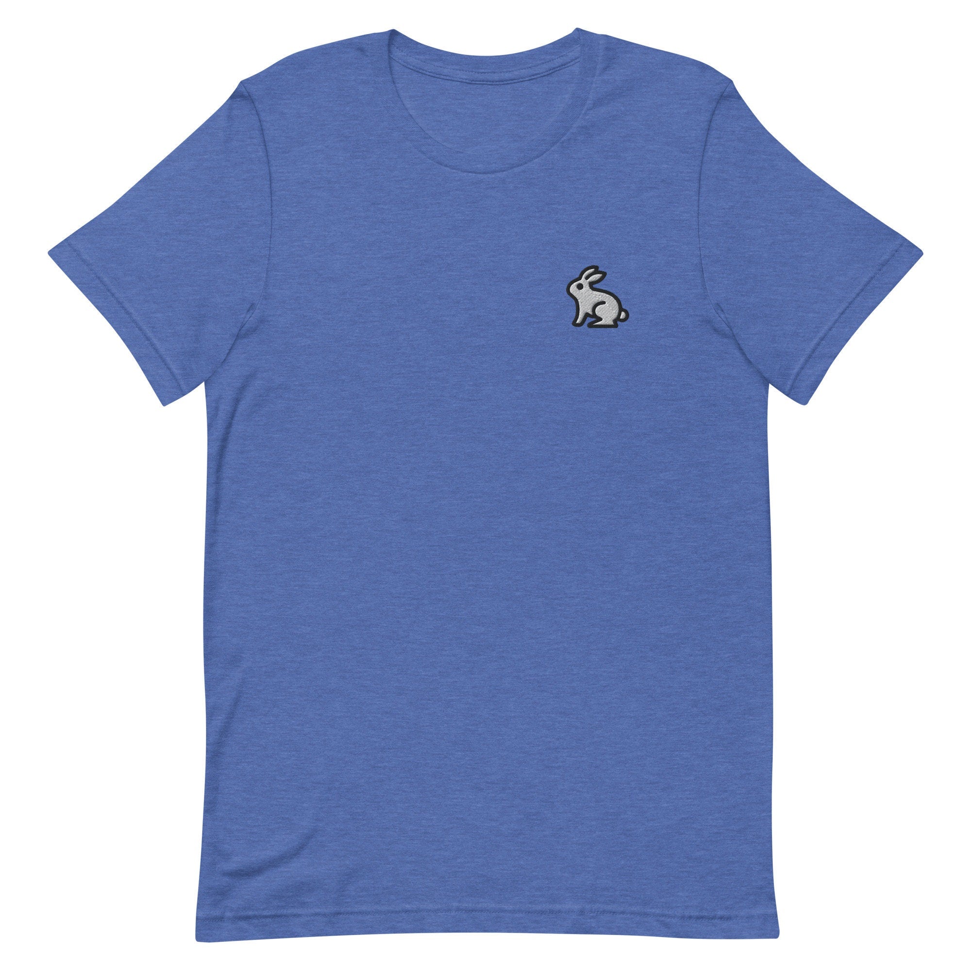 Rabbit Premium Men's T-Shirt, Embroidered Men's T-Shirt Gift for Boyfriend, Men's Short Sleeve Shirt - Multiple Colors