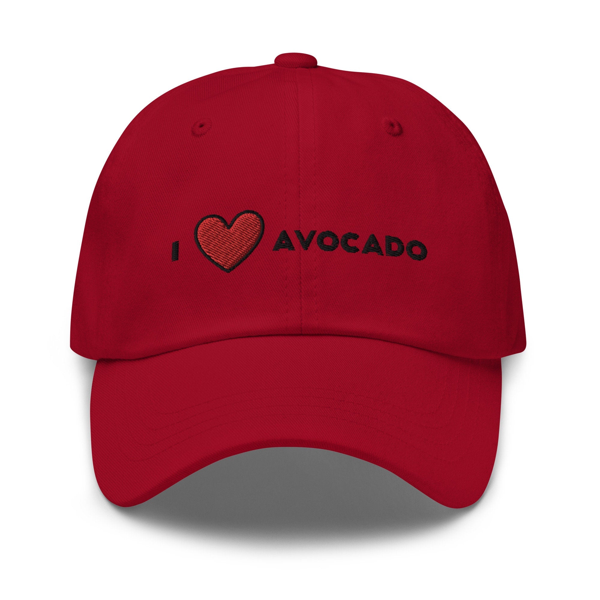 Avocado Embroidered Dad Hat