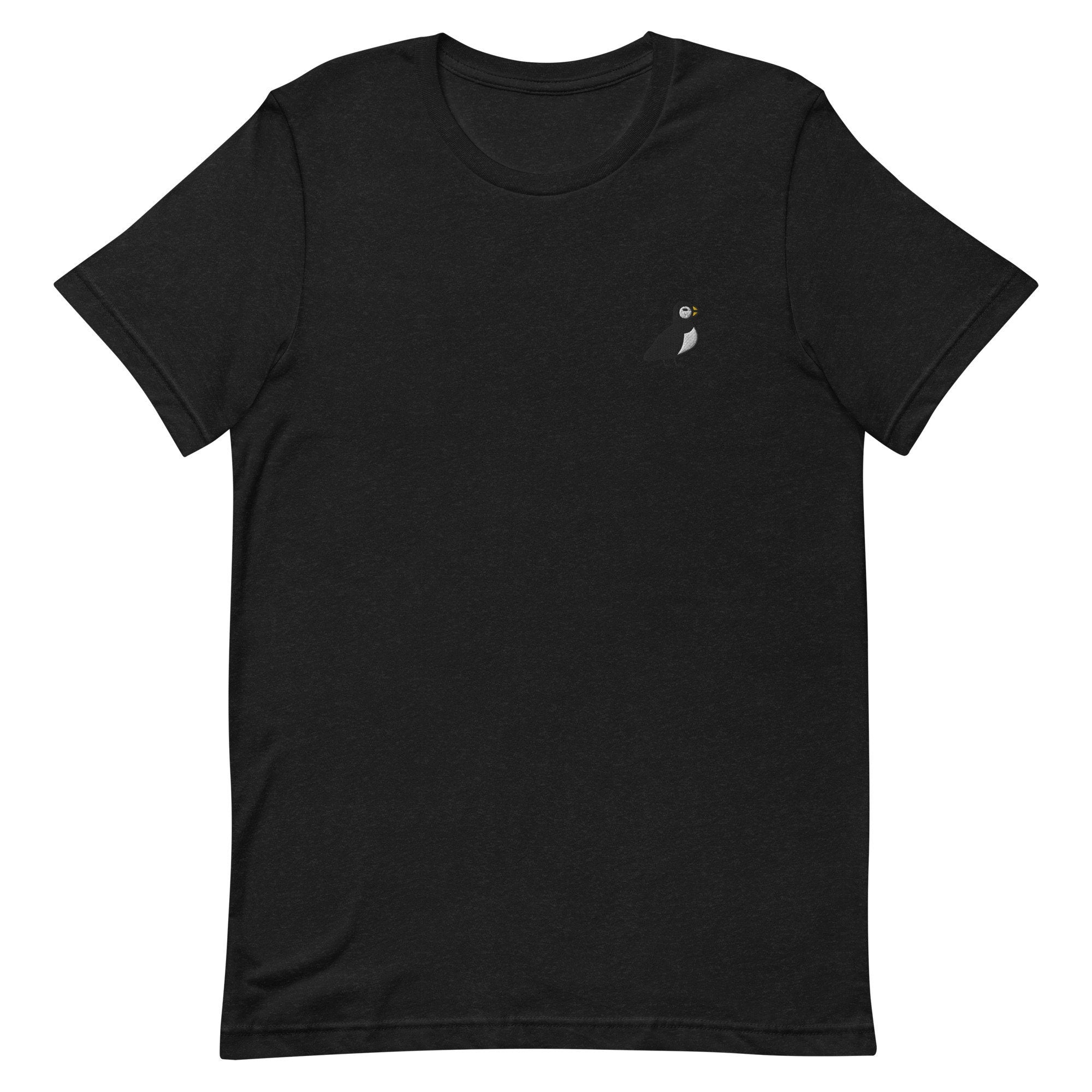 Puffin Premium Men's T-Shirt, Embroidered Men's T-Shirt Gift for Boyfriend, Men's Short Sleeve Shirt - Multiple Colors