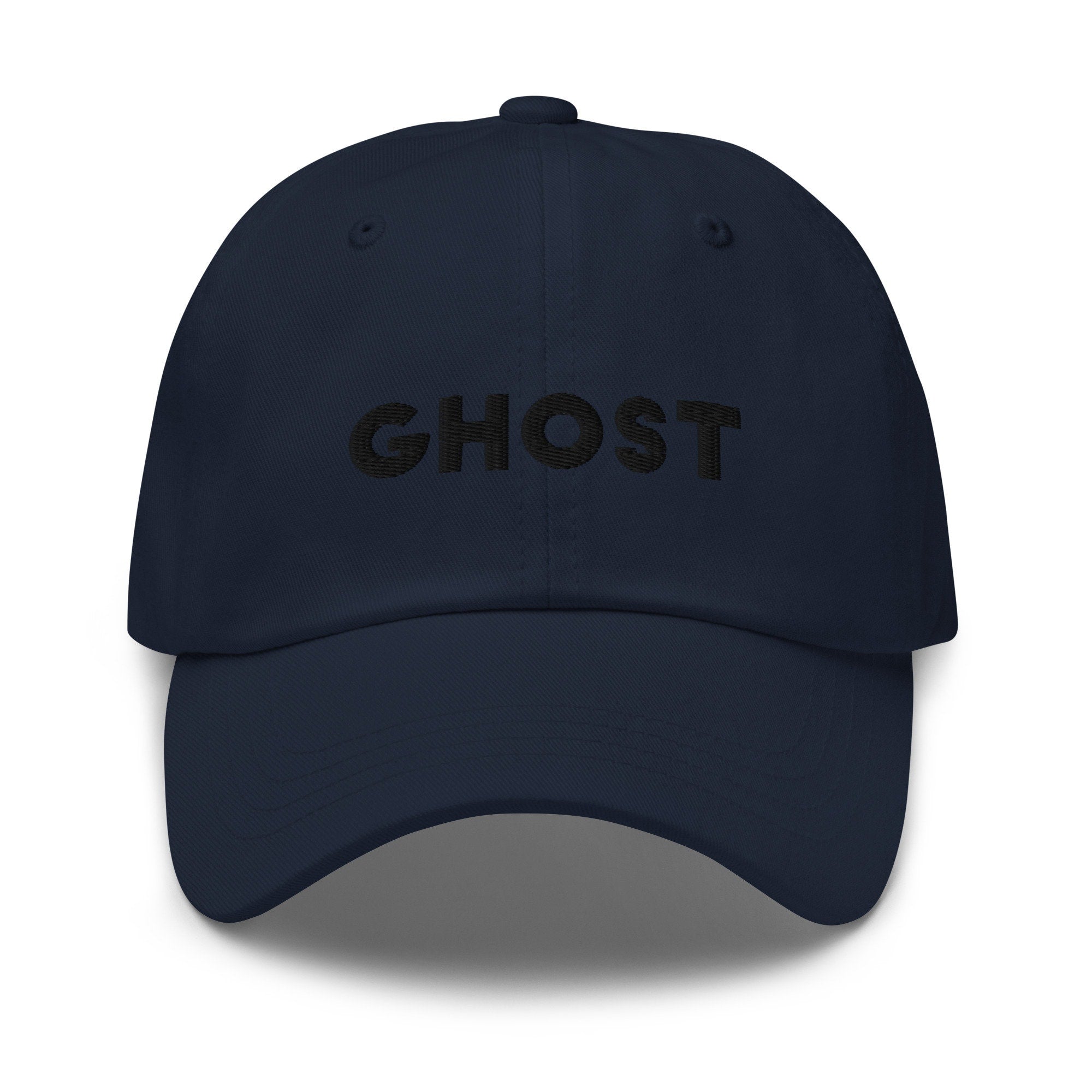 Ghost Text Embroidered Dad Hat
