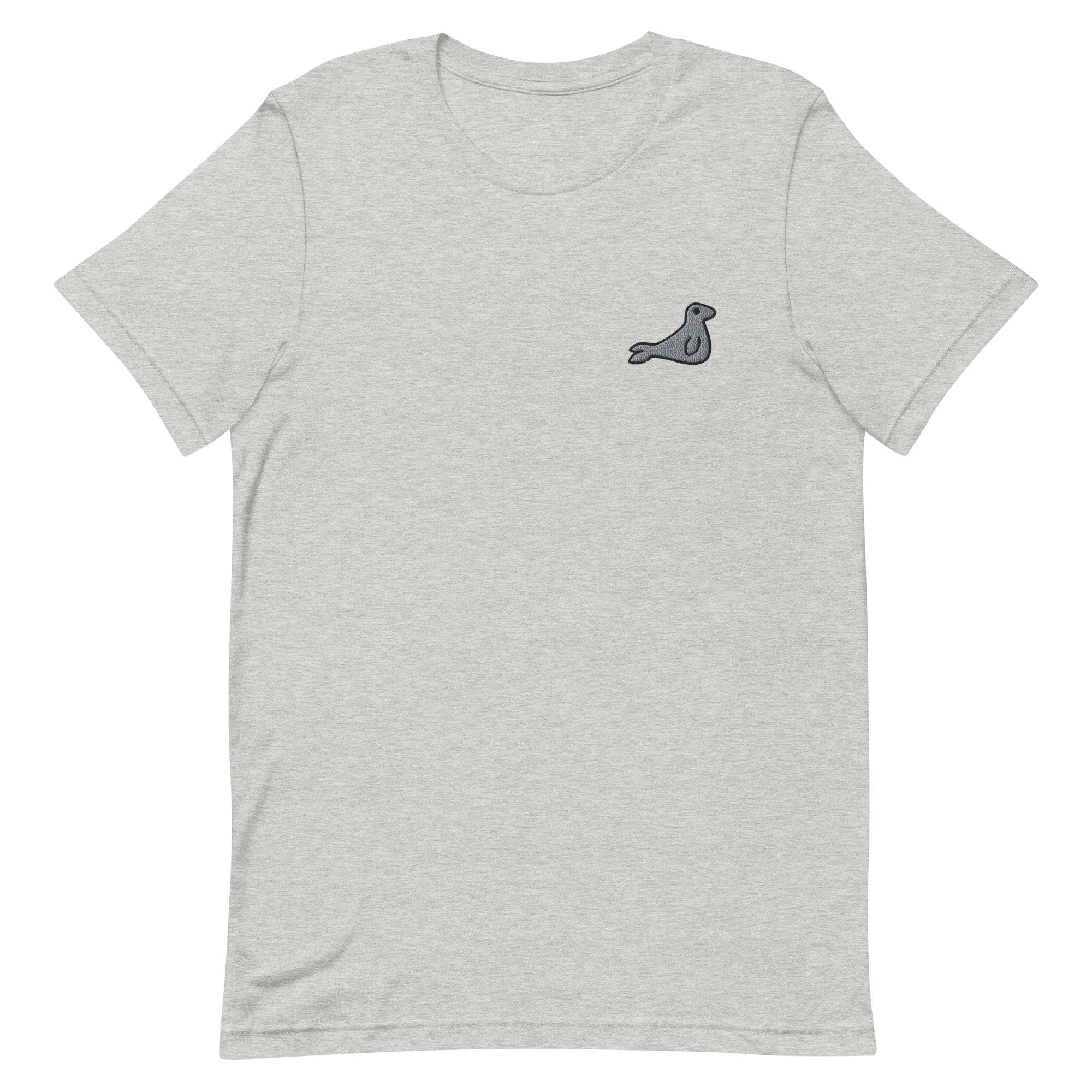 Seal Premium Men's T-Shirt, Embroidered Men's T-Shirt Gift for Boyfriend, Men's Short Sleeve Shirt - Multiple Colors