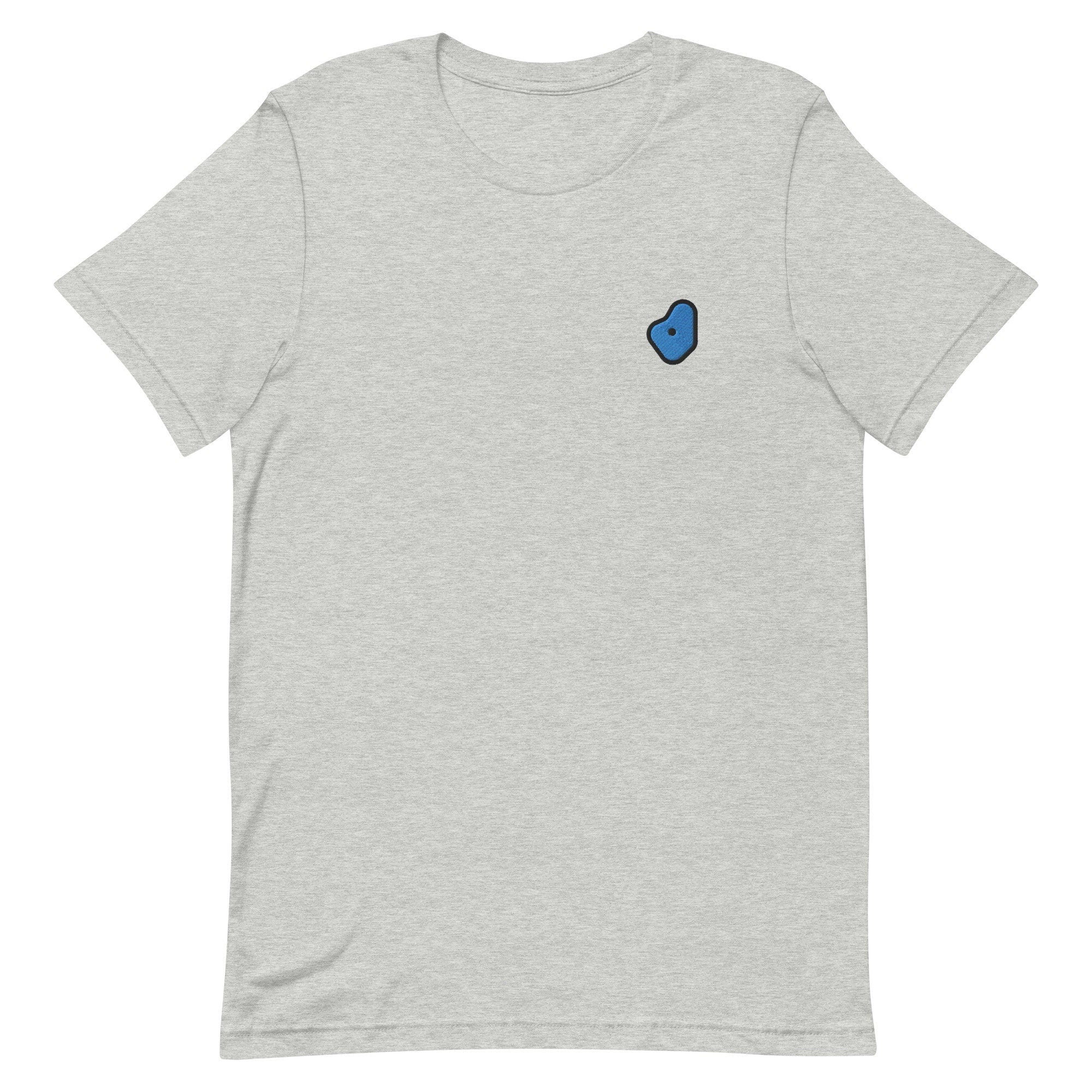 Bouldering Premium Men's T-Shirt, Embroidered Men's T-Shirt Gift for Boyfriend, Men's Short Sleeve Shirt - Multiple Colors