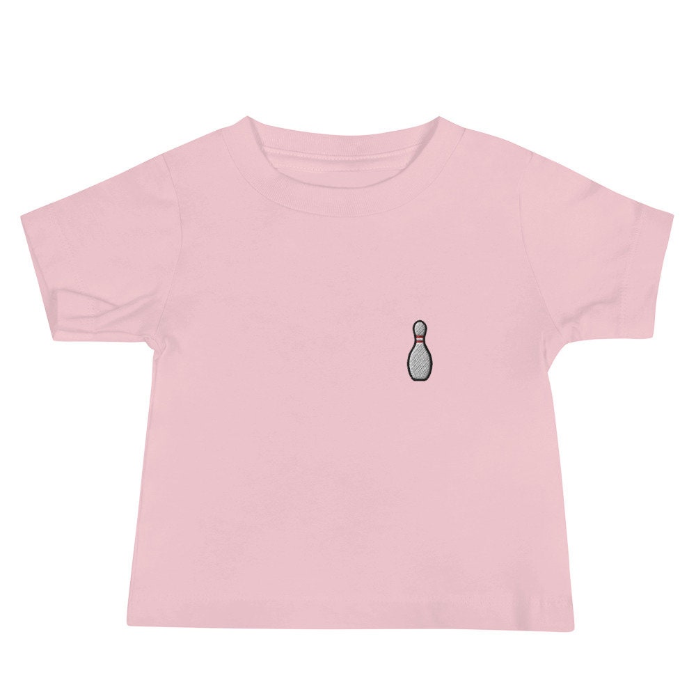 Bowling Pin Baby Jersey Short Sleeve Tee, Baby Shower T-Shirt Gift, Boys and Girls Shirt - Multiple Colors