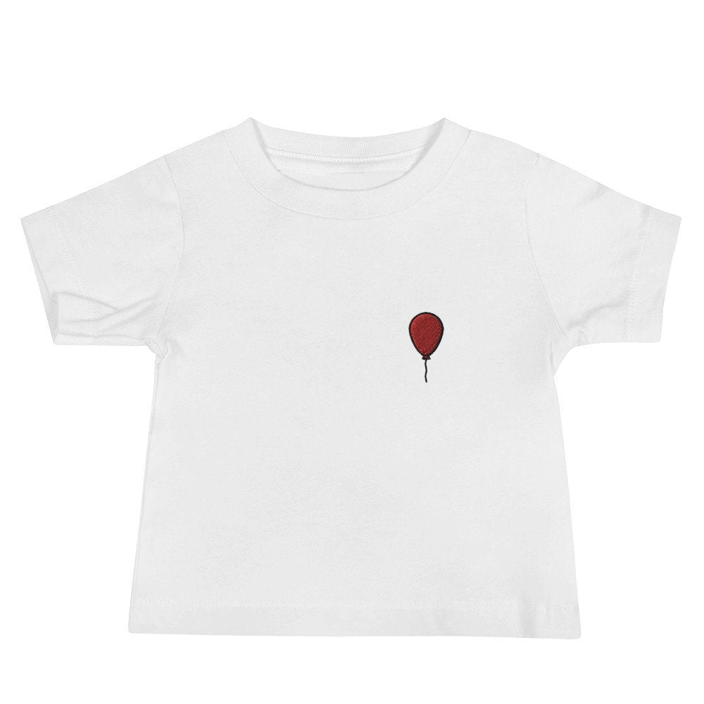 Balloon Baby Jersey Short Sleeve Tee, Baby Shower T-Shirt Gift, Boys and Girls Shirt - Multiple Colors