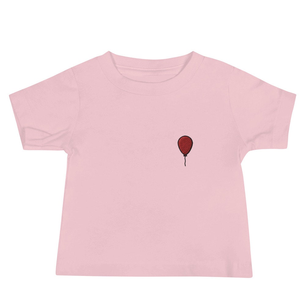 Balloon Baby Jersey Short Sleeve Tee, Baby Shower T-Shirt Gift, Boys and Girls Shirt - Multiple Colors
