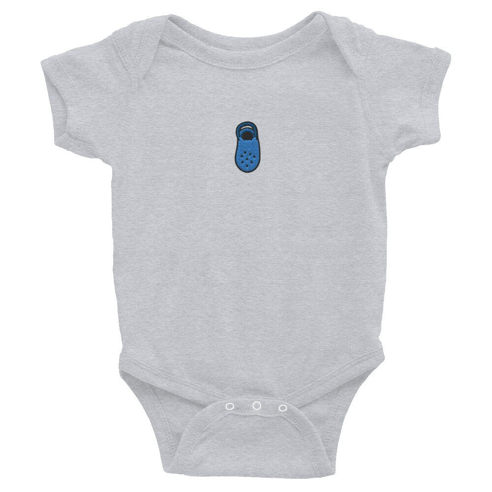 Crock Infant Bodysuit, Baby Boy or Girl Onesie, Embroidered Baby Shower Gift - Multiple Colors