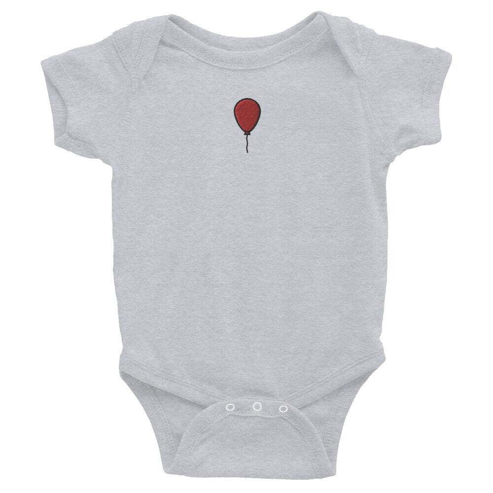 Balloon Infant Bodysuit, Baby Boy or Girl Onesie, Embroidered Baby Shower Gift - Multiple Colors