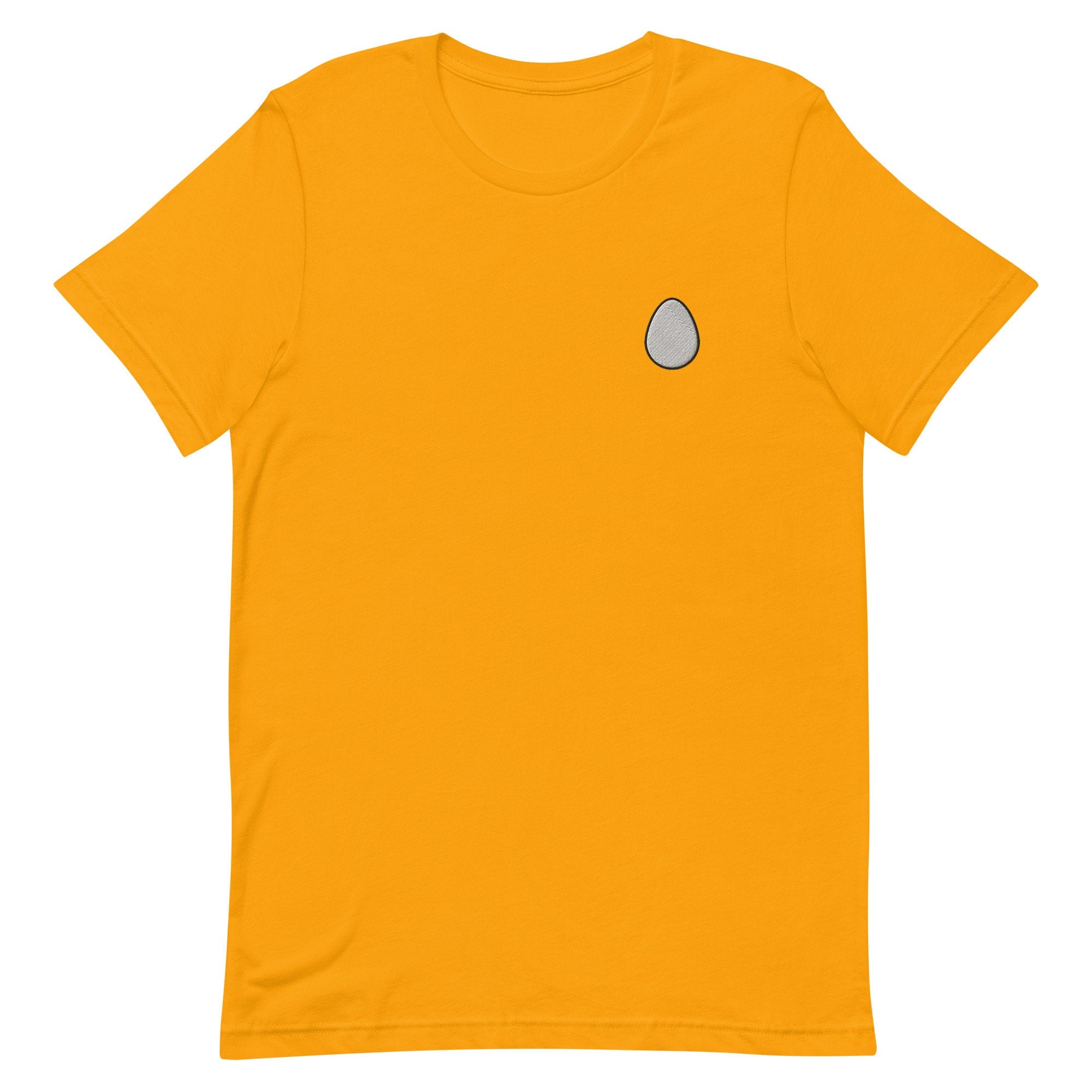 Egg Premium Men's T-Shirt, Embroidered Men's T-Shirt Gift for Boyfriend, Men's Short Sleeve Shirt - Multiple Colors