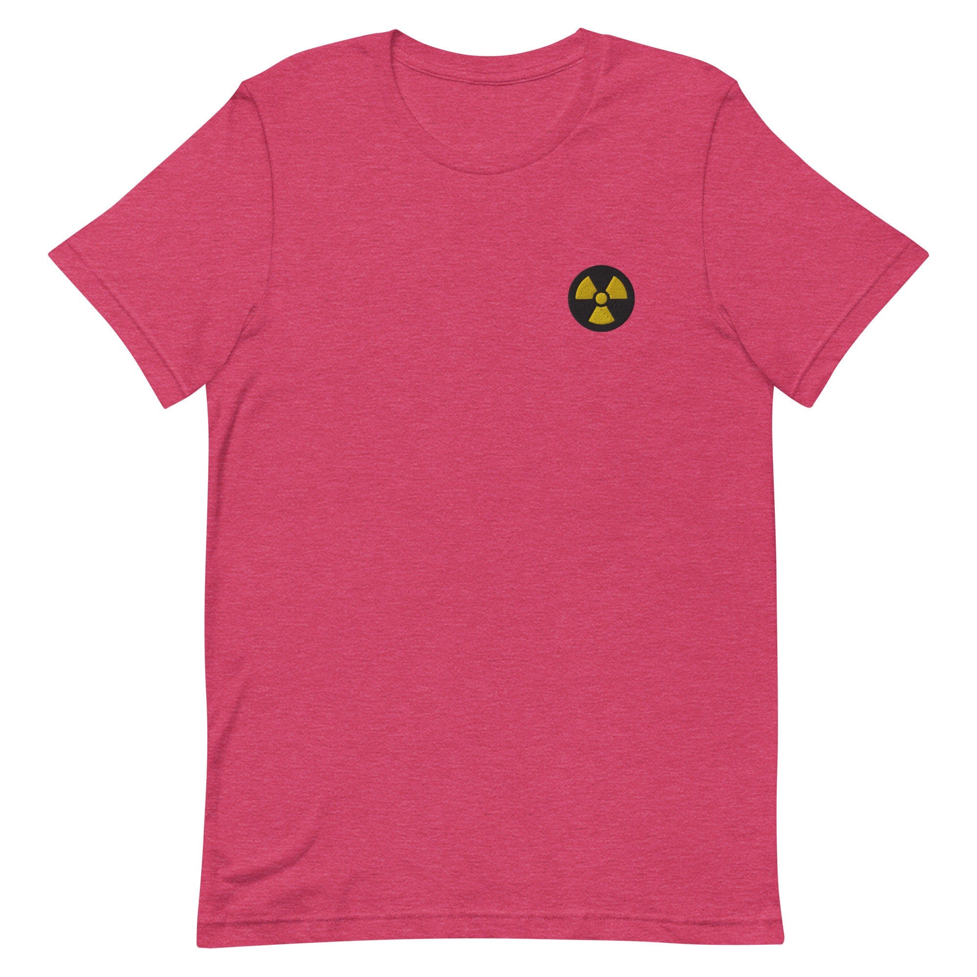 Nuclear Premium Men's T-Shirt, Embroidered Men's T-Shirt Gift for Boyfriend, Men's Short Sleeve Shirt - Multiple Colors
