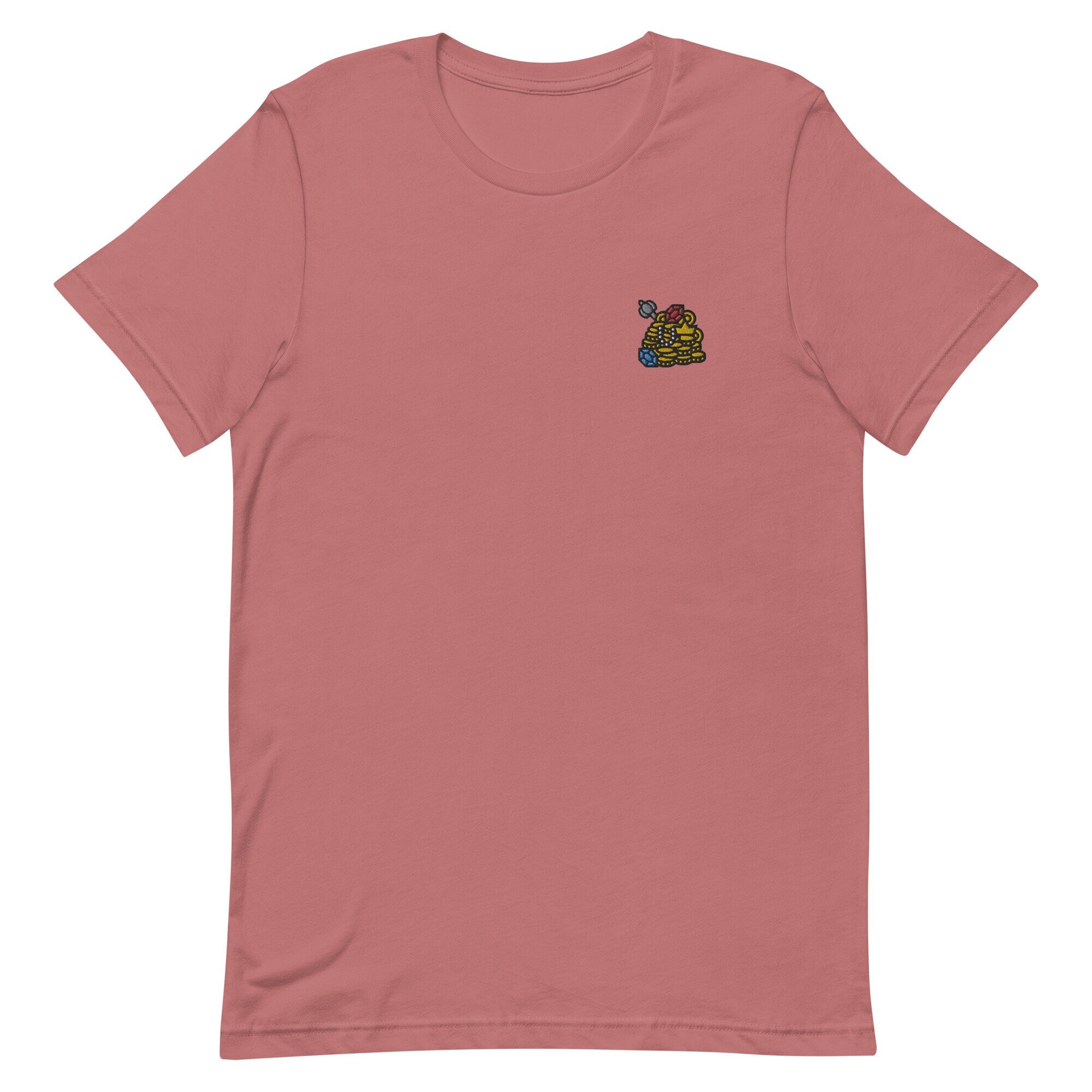 Treasure Premium Men's T-Shirt, Embroidered Men's T-Shirt Gift for Boyfriend, Men's Short Sleeve Shirt - Multiple Colors