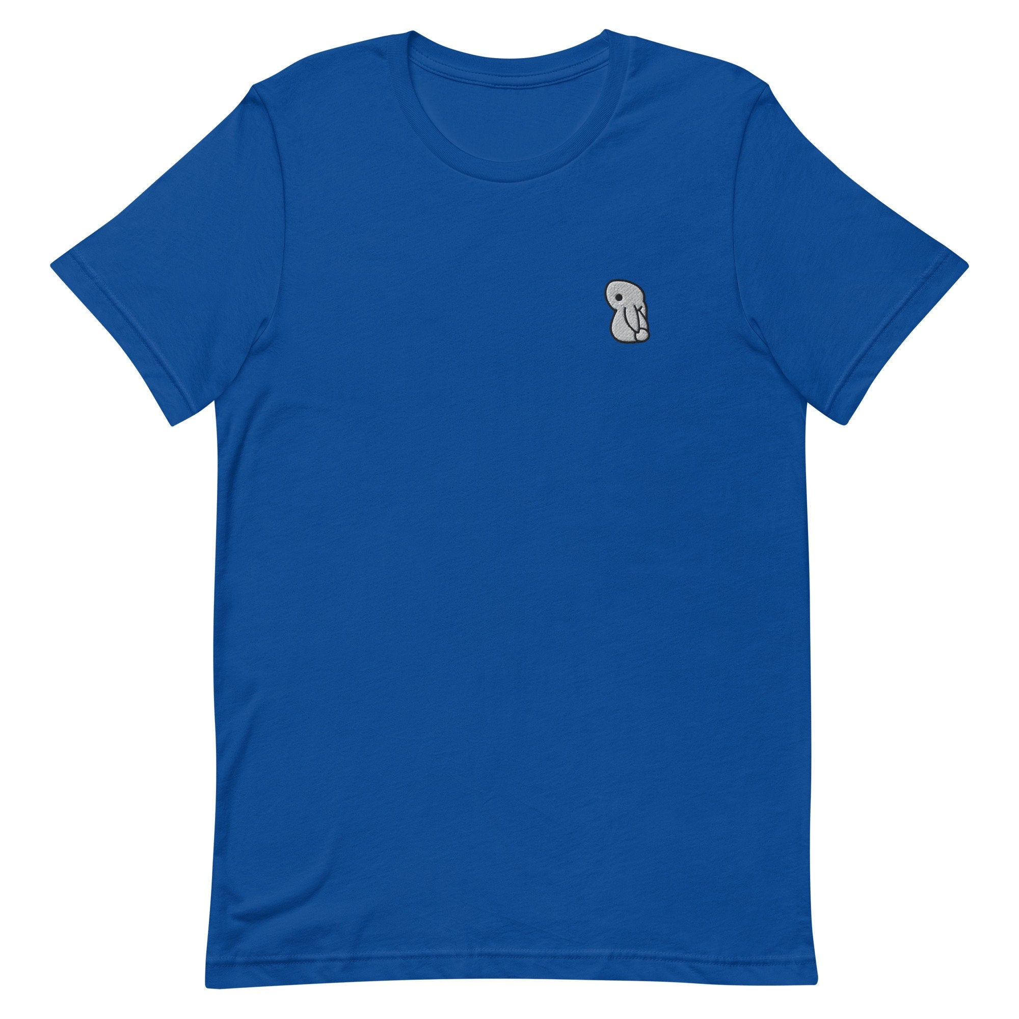 Bunny Rabbit Premium Men's T-Shirt, Embroidered Men's T-Shirt Gift for Boyfriend, Men's Short Sleeve Shirt - Multiple Colors