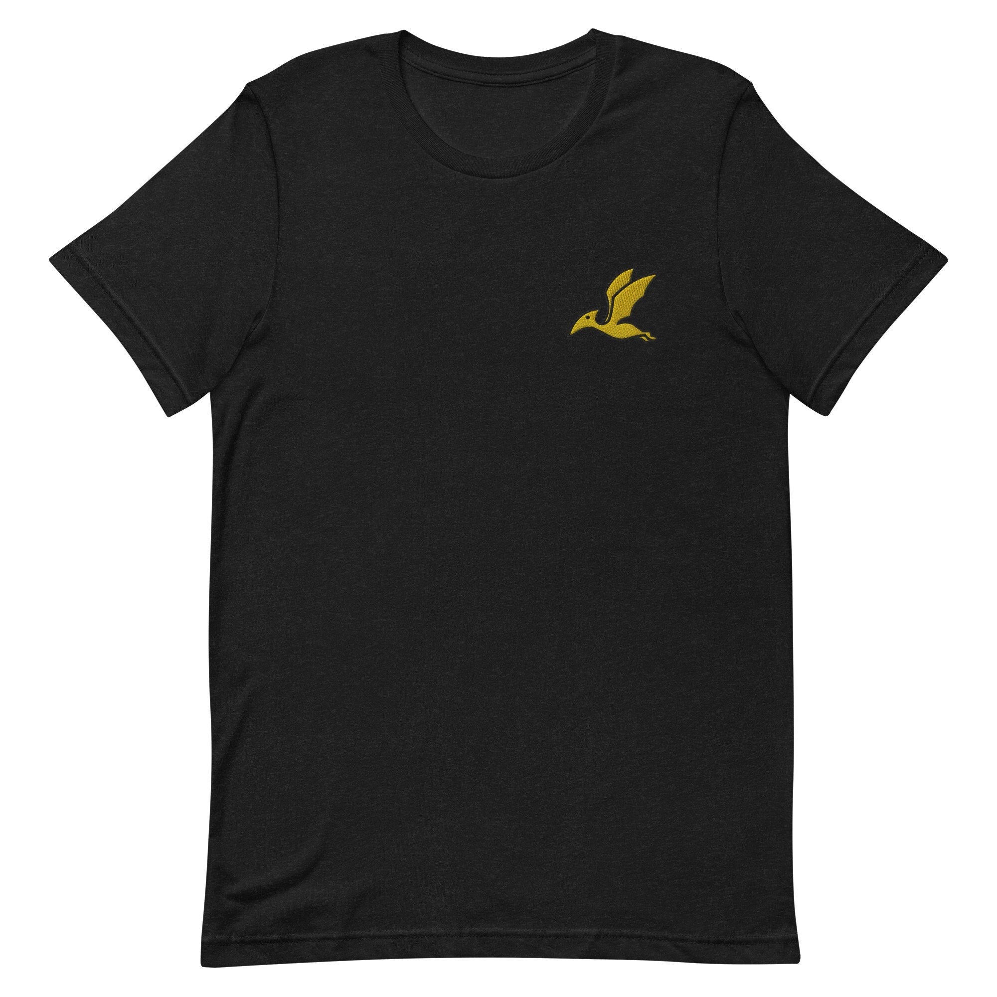 Pterodactyl Premium Men's T-Shirt, Embroidered Men's T-Shirt Gift for Boyfriend, Men's Short Sleeve Shirt - Multiple Colors