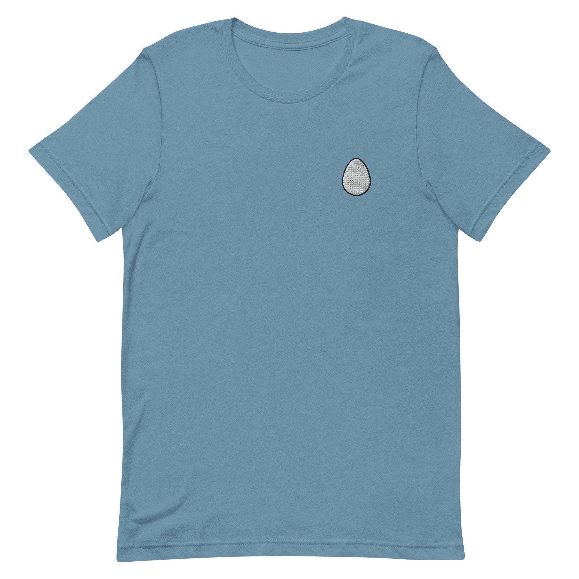 Egg Premium Men's T-Shirt, Embroidered Men's T-Shirt Gift for Boyfriend, Men's Short Sleeve Shirt - Multiple Colors
