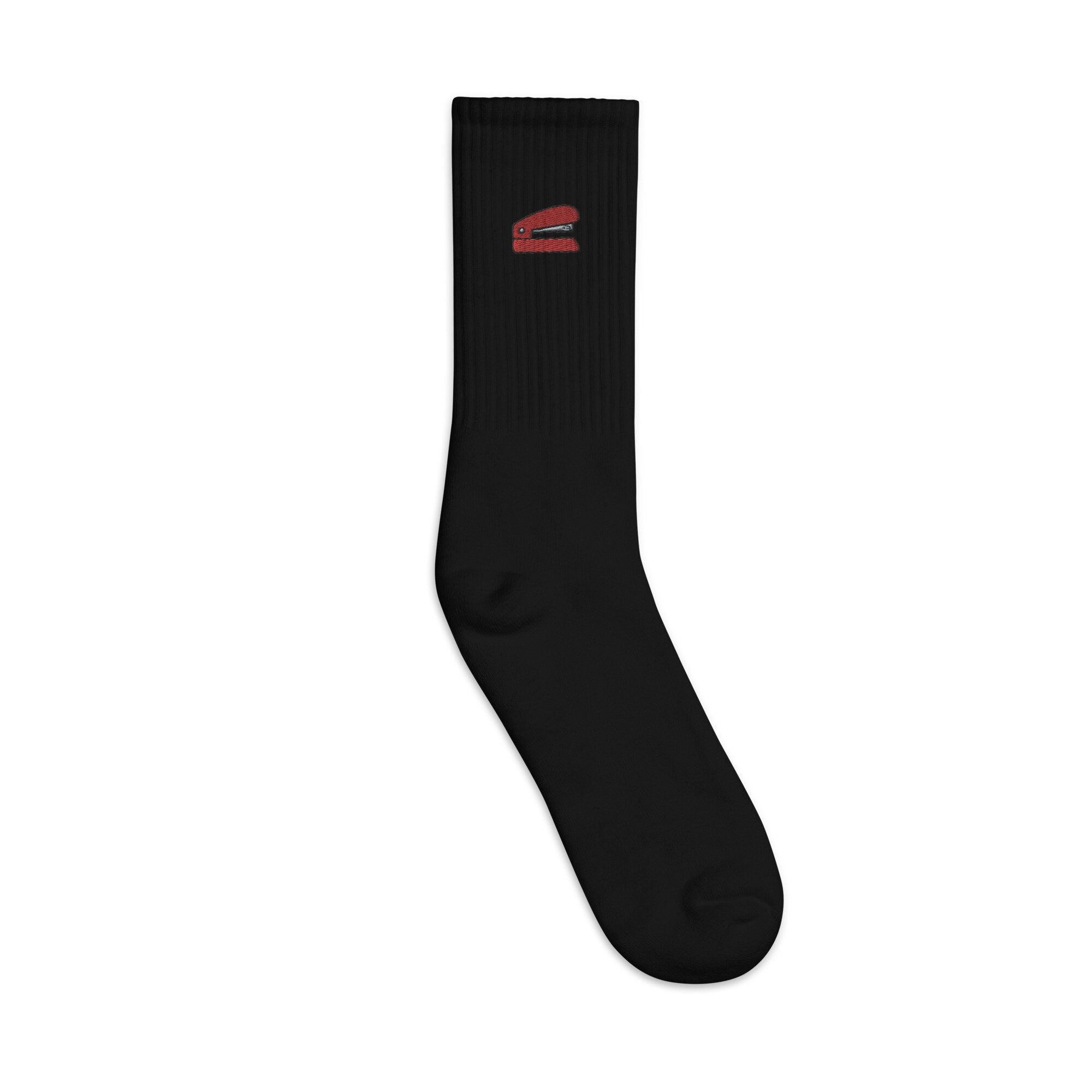 Stapiler Embroidered Socks, Premium Embroidered Socks, Long Socks Gift - Multiple Colors