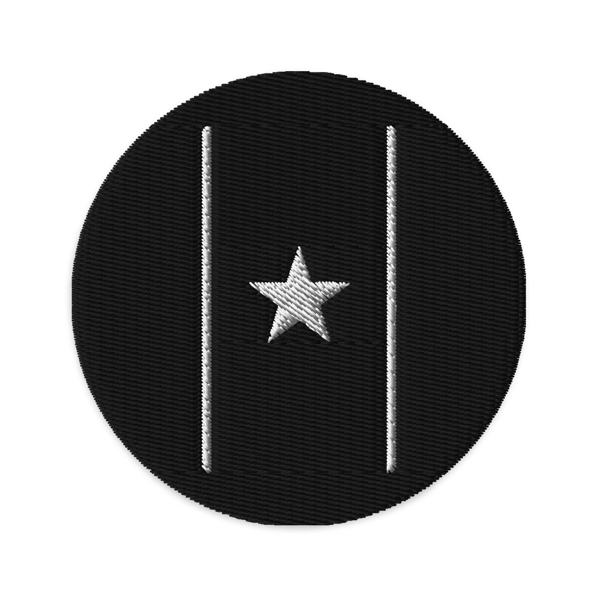 Senegal Embroidered Patch, 3" Senegal Flag Patch, Circular Senegal Patch Embroidery, Iron on/Sew on Patch Embroidery, Sénégal