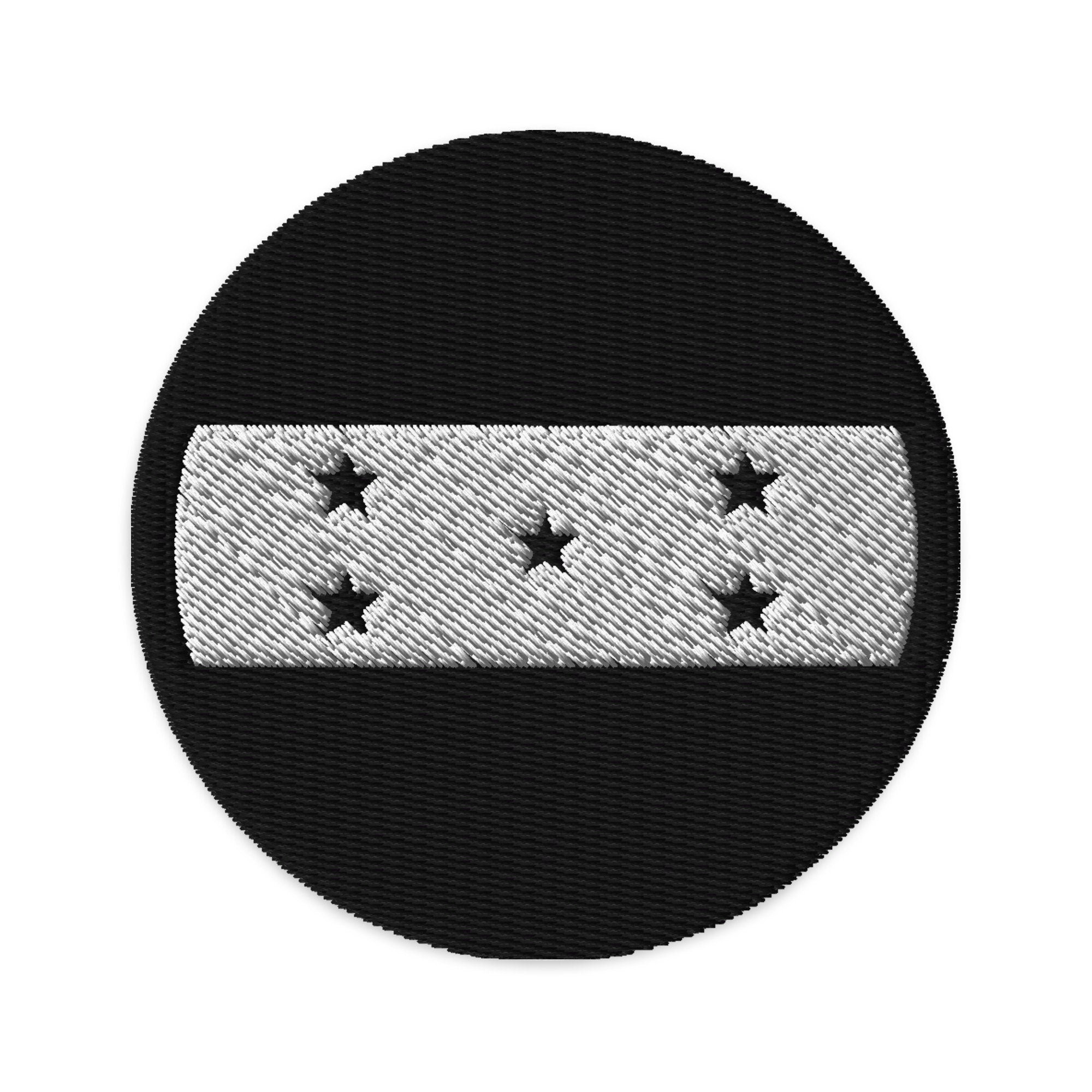 Honduras Embroidered Patch, 3" Honduran Flag Patch, Circular Honduras Patch Embroidery, Iron on/Sew on Patch Embroidery