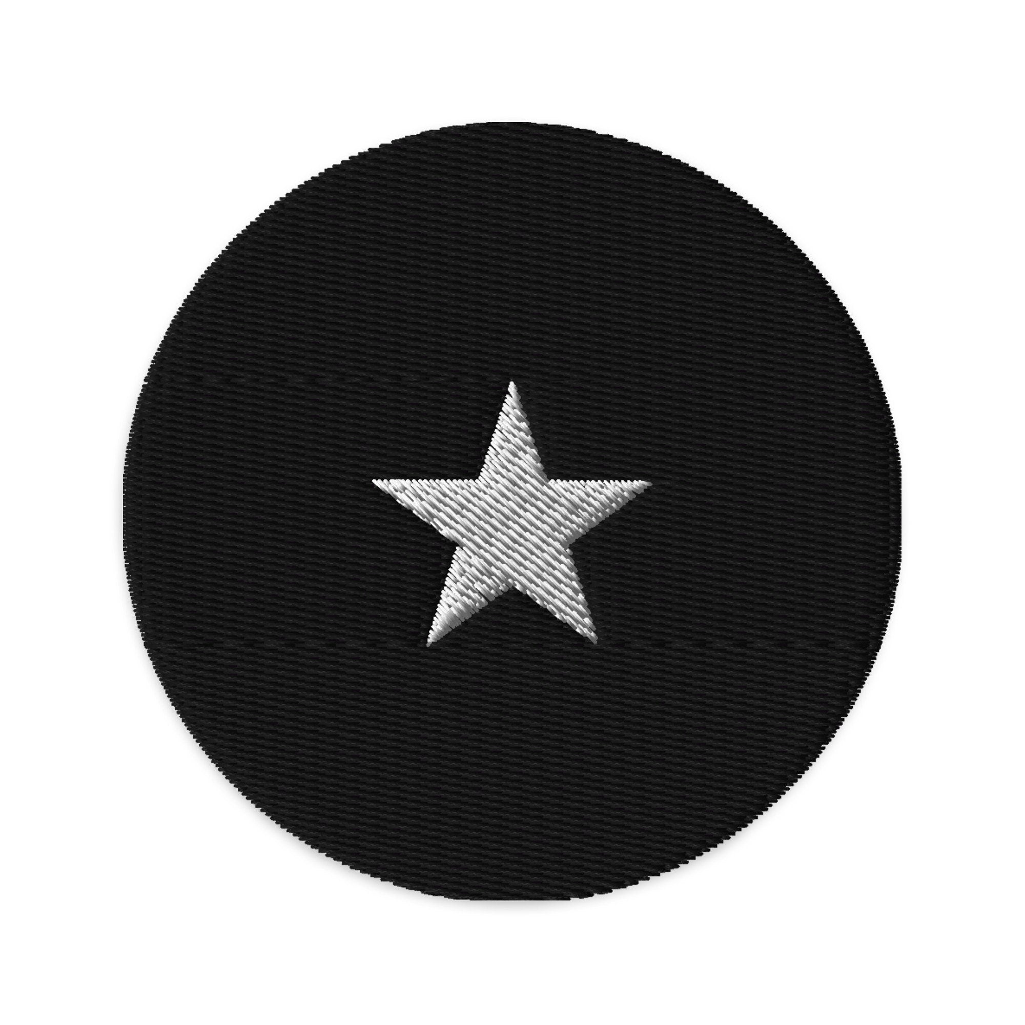 Somalia Embroidered Patch, 3" Somalian Flag Patch, Circular Somalia Patch Embroidery, Iron on/Sew on Patch Embroidery, Somalia