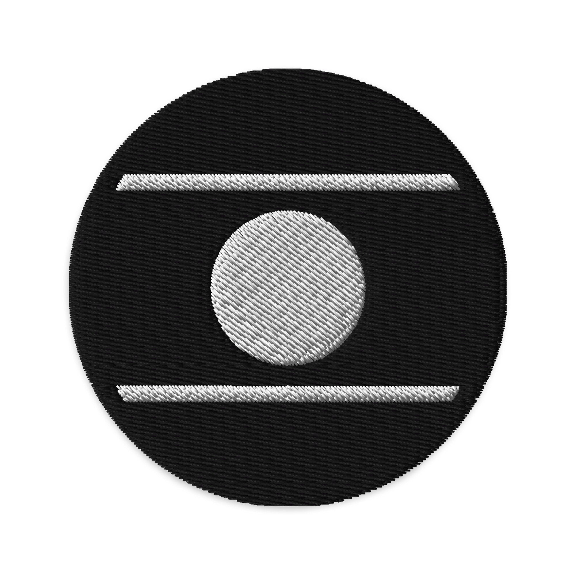 Laos Embroidered Patch, 3" Laos Flag Patch, Circular Laos Patch Embroidery, Iron on/Sew on Patch Embroidery, ປະເທດລາວ