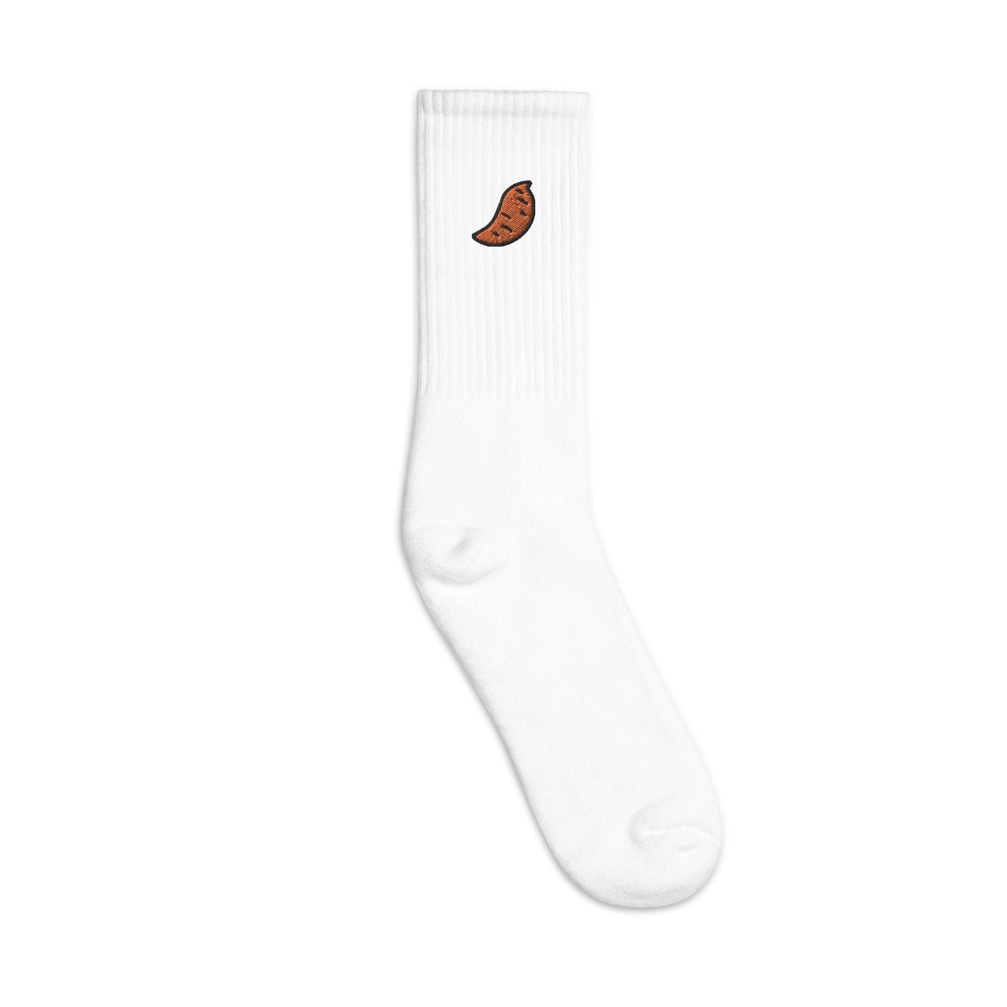 Yam Embroidered Socks, Premium Embroidered Socks, Long Socks Gift - Multiple Colors