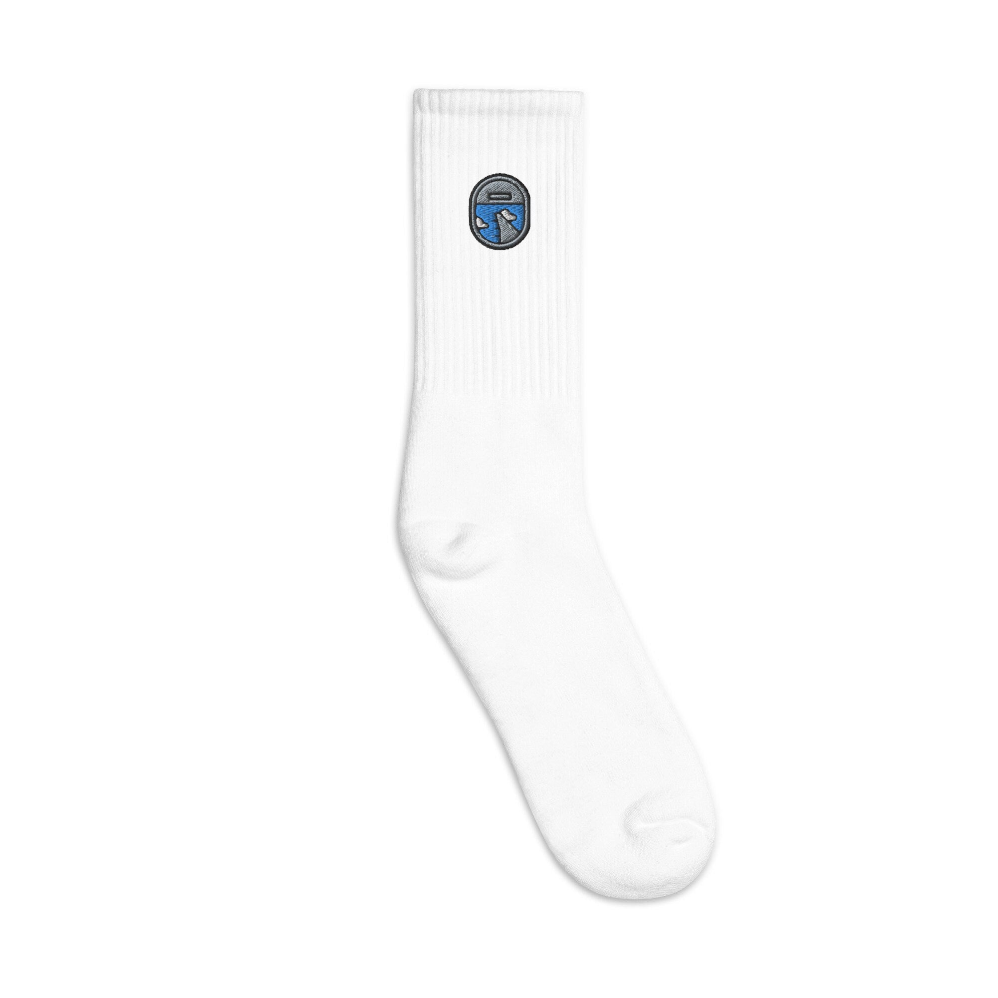 Airplane Window Embroidered Socks, Premium Embroidered Socks, Long Socks Gift - Multiple Colors