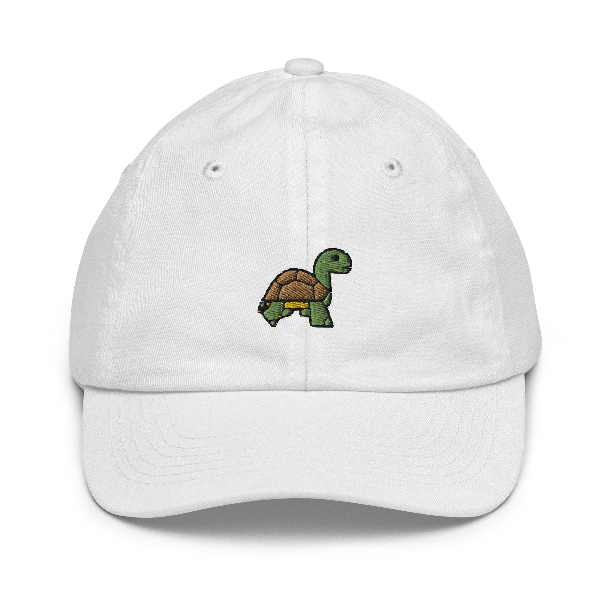 Turtle Youth Baseball Cap, Handmade Kids Hat, Embroidered Childrens Hat Gift - Multiple Colors