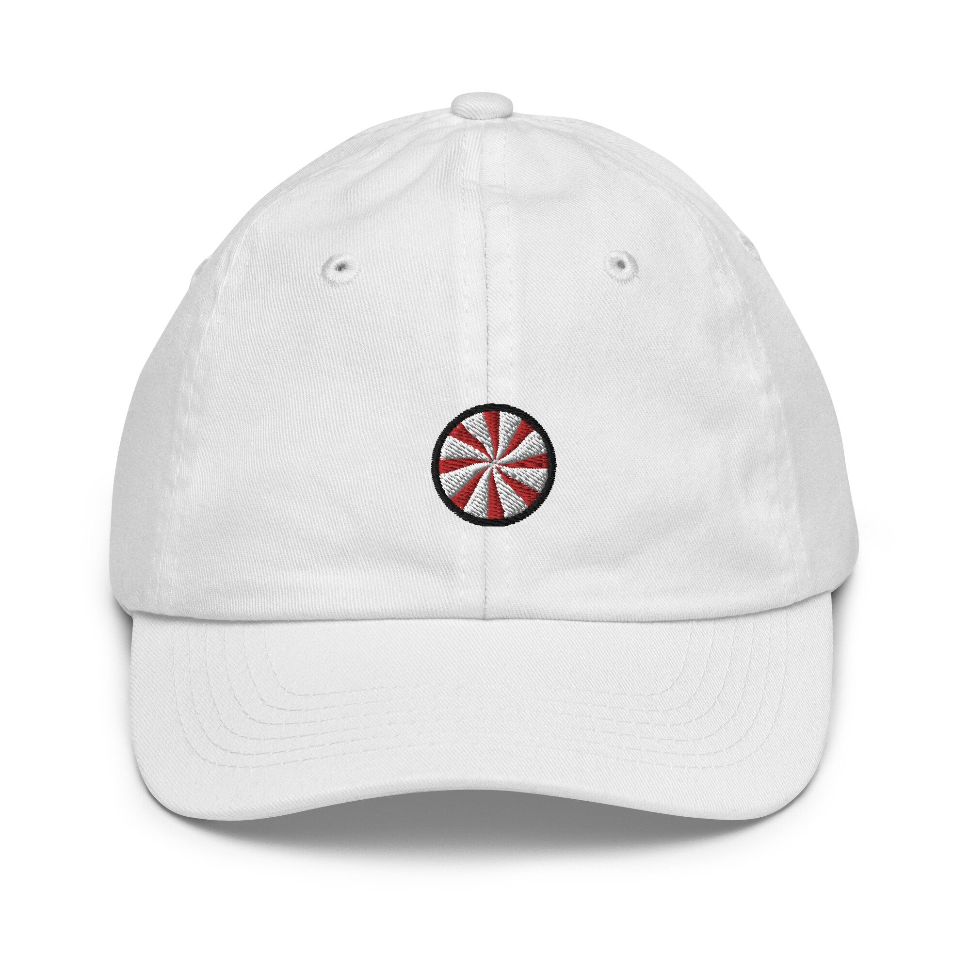 Swirl Candy Youth Baseball Cap, Handmade Kids Hat, Embroidered Childrens Hat Gift - Multiple Colors