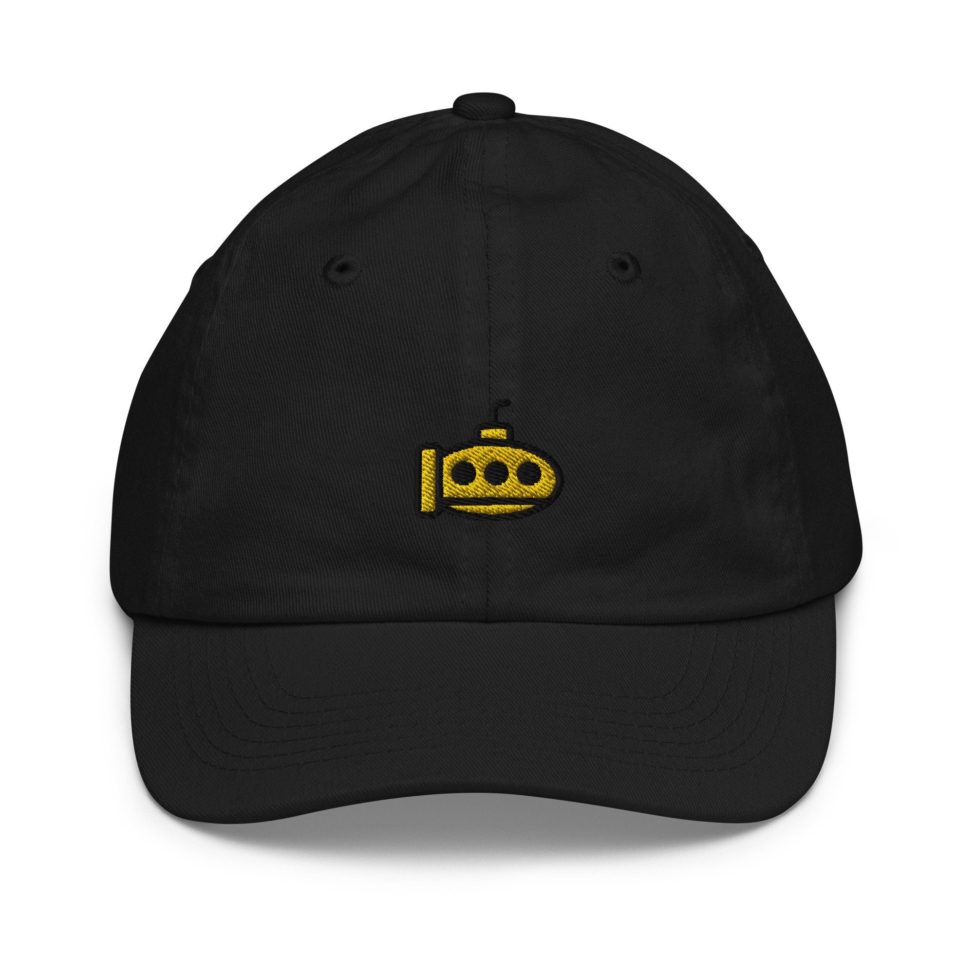 Submarine Youth Baseball Cap, Handmade Kids Hat, Embroidered Childrens Hat Gift - Multiple Colors