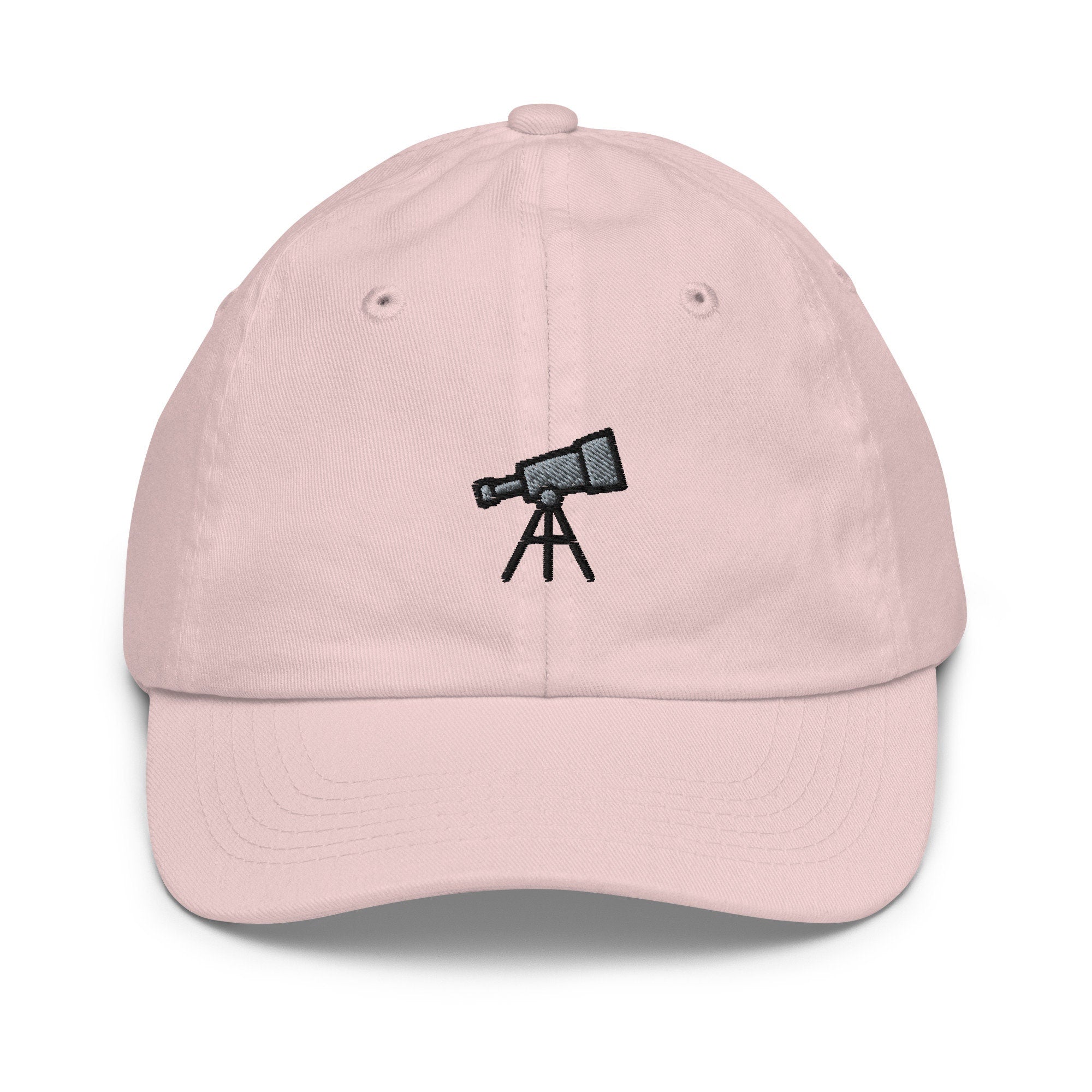 Telescope Youth Baseball Cap, Handmade Kids Hat, Embroidered Childrens Hat Gift - Multiple Colors