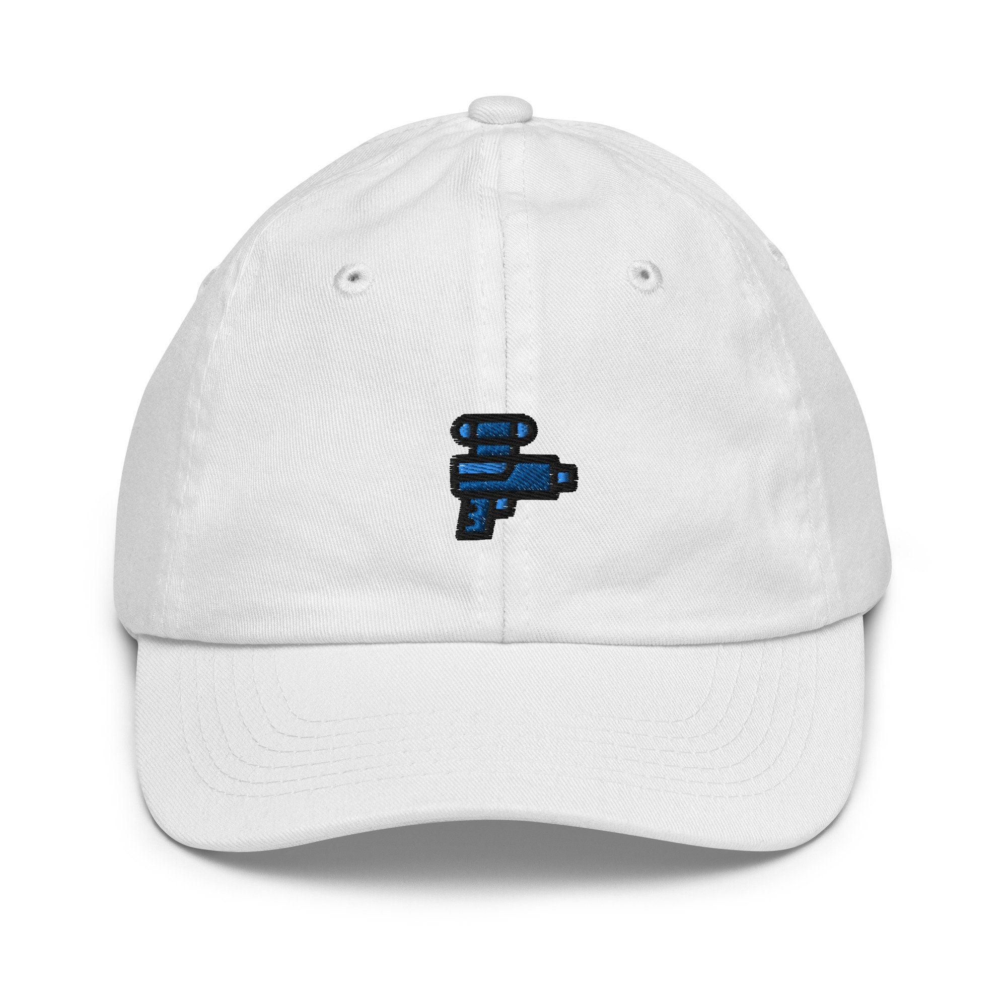 Water Gun Youth Baseball Cap, Handmade Kids Hat, Embroidered Childrens Hat Gift - Multiple Colors