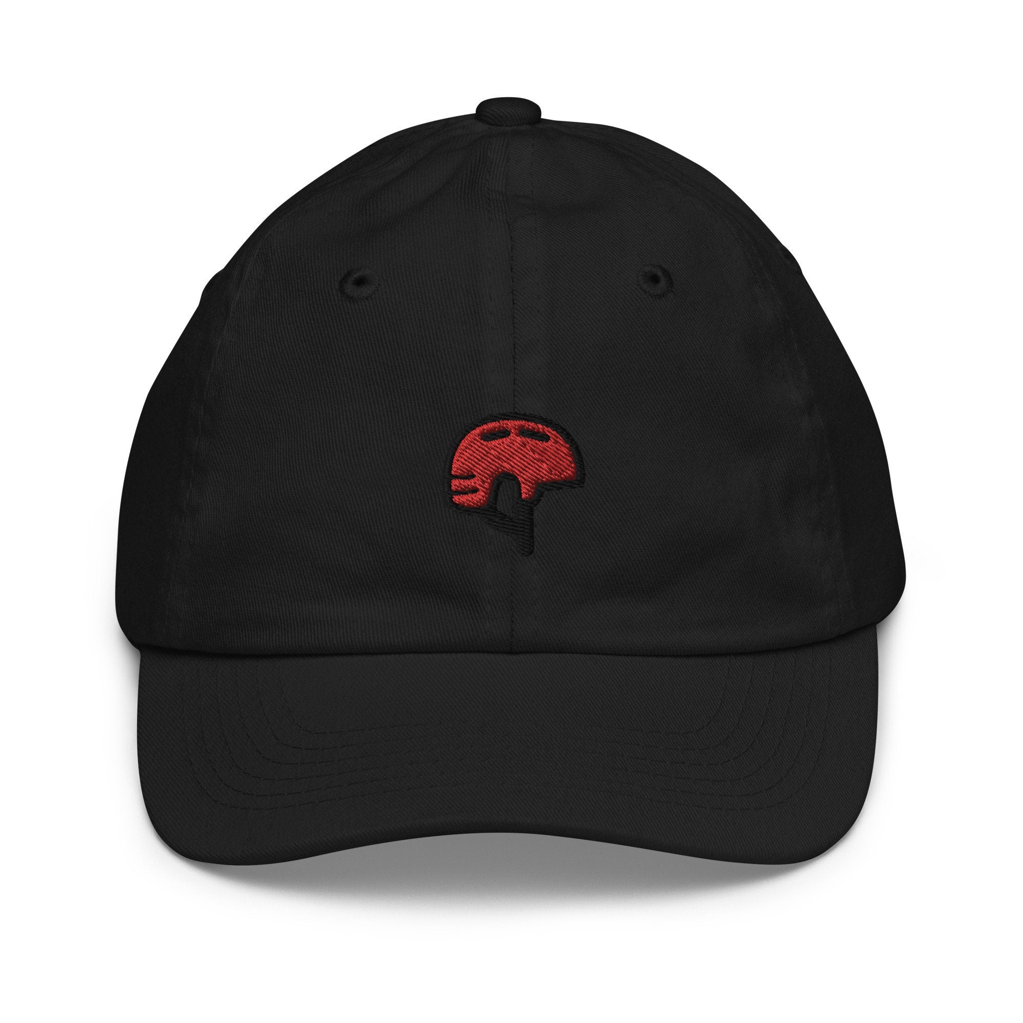 Bike Helmet Youth Baseball Cap, Handmade Kids Hat, Embroidered Childrens Hat Gift - Multiple Colors