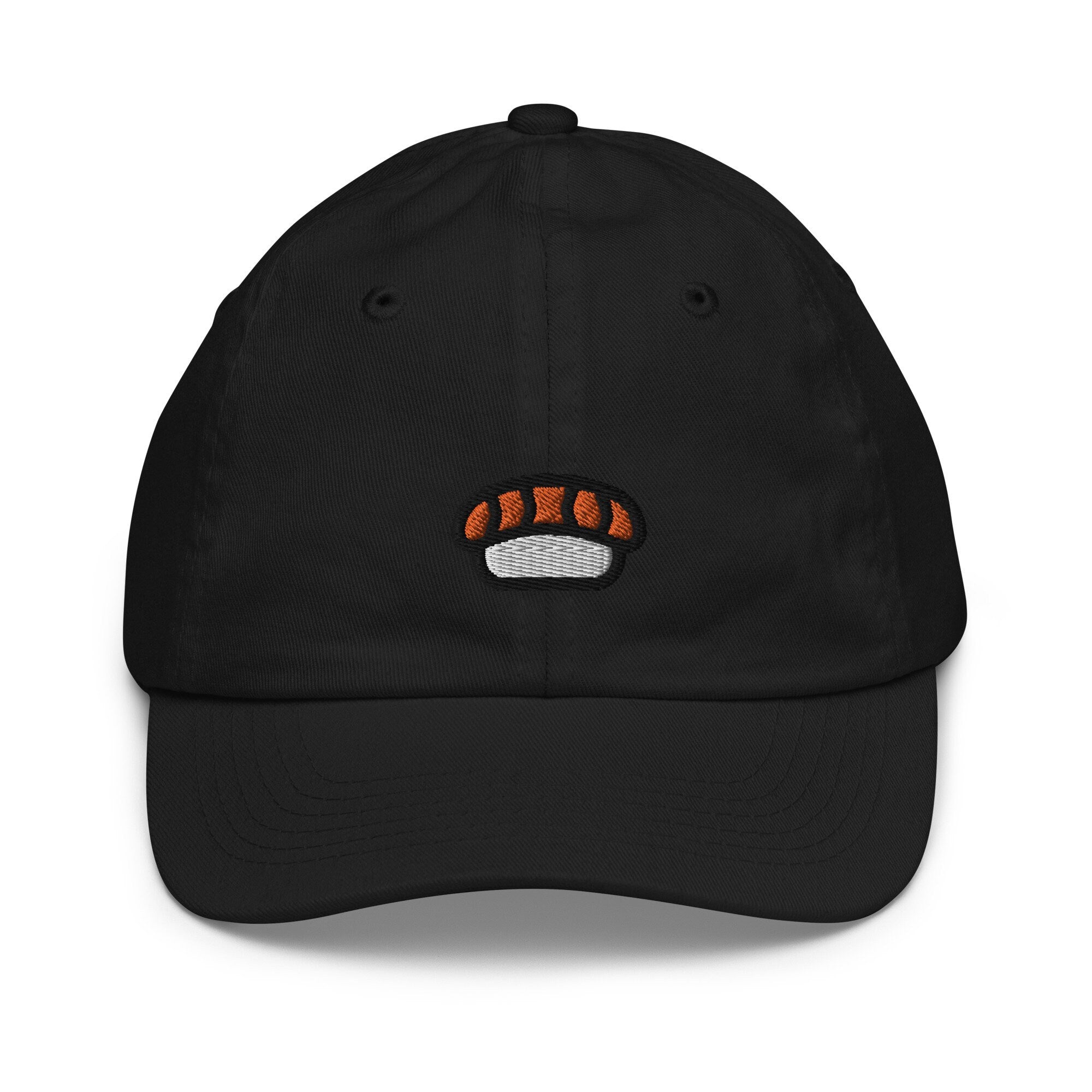 Sushi Youth Baseball Cap, Handmade Kids Hat, Embroidered Childrens Hat Gift - Multiple Colors