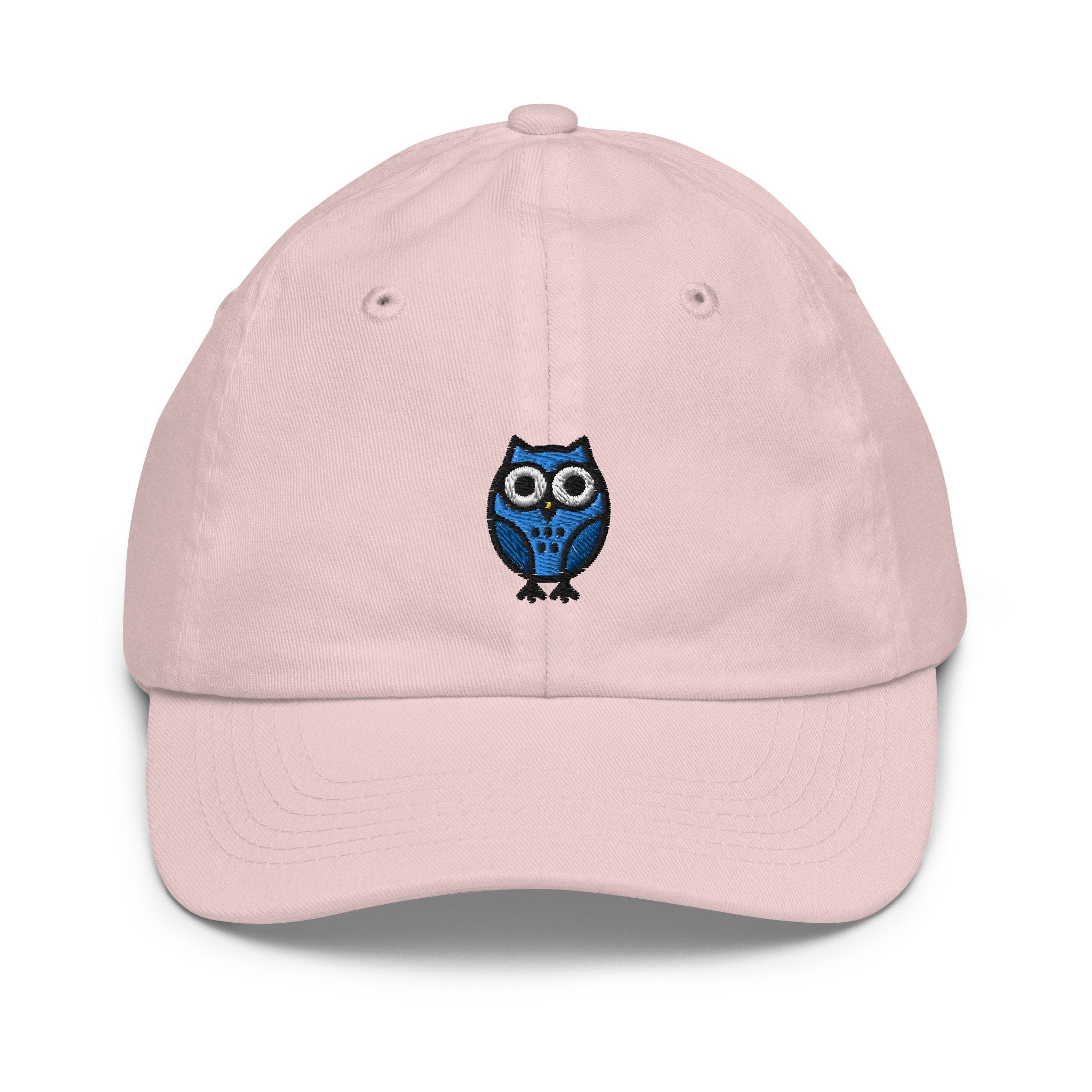 Owl Youth Baseball Cap, Handmade Kids Hat, Embroidered Childrens Hat Gift - Multiple Colors