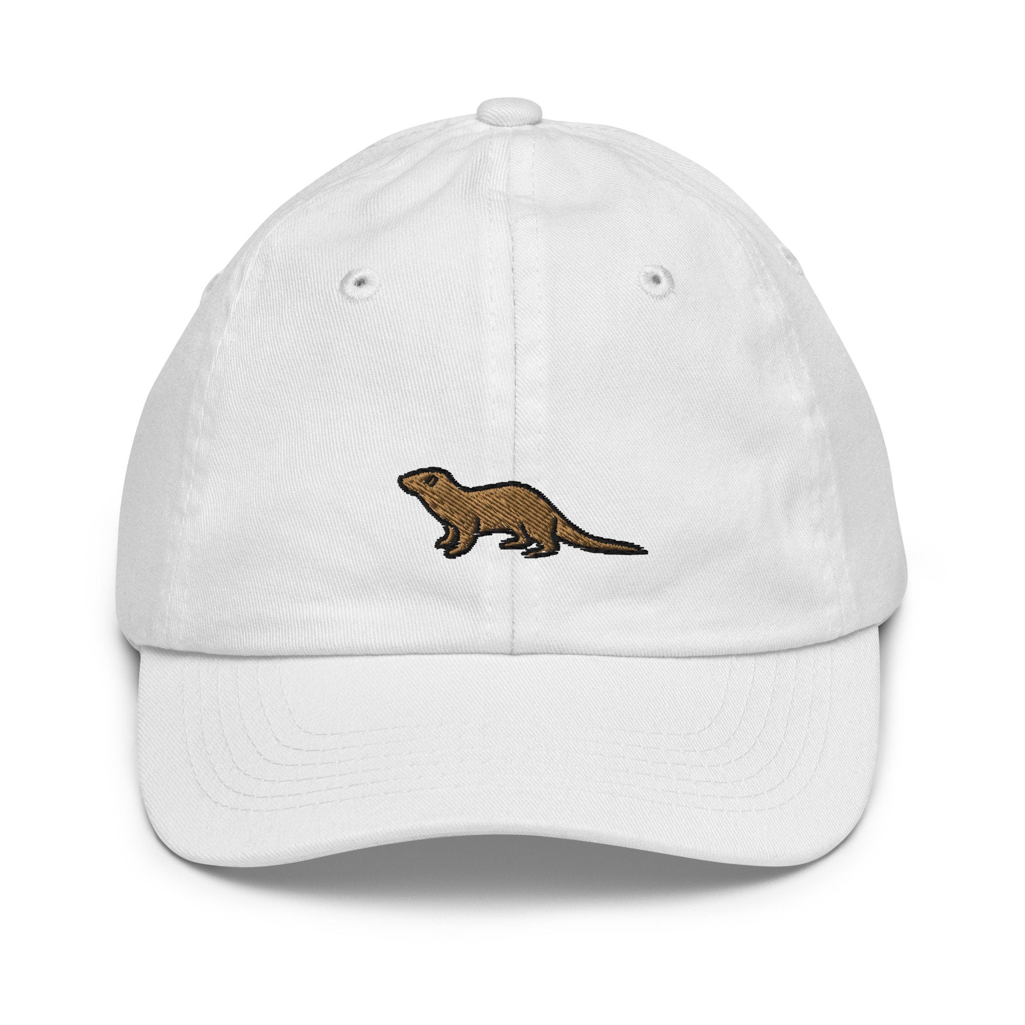 Otter Youth Baseball Cap, Handmade Kids Hat, Embroidered Childrens Hat Gift - Multiple Colors