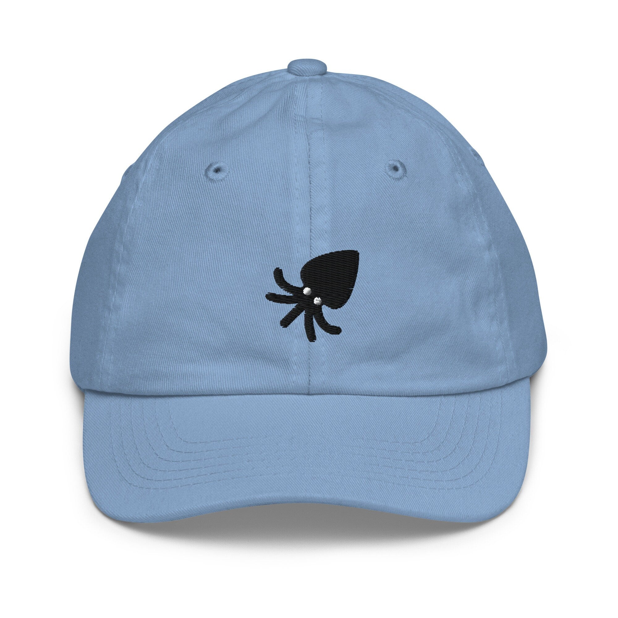 Squid Youth Baseball Cap, Handmade Kids Hat, Embroidered Childrens Hat Gift - Multiple Colors